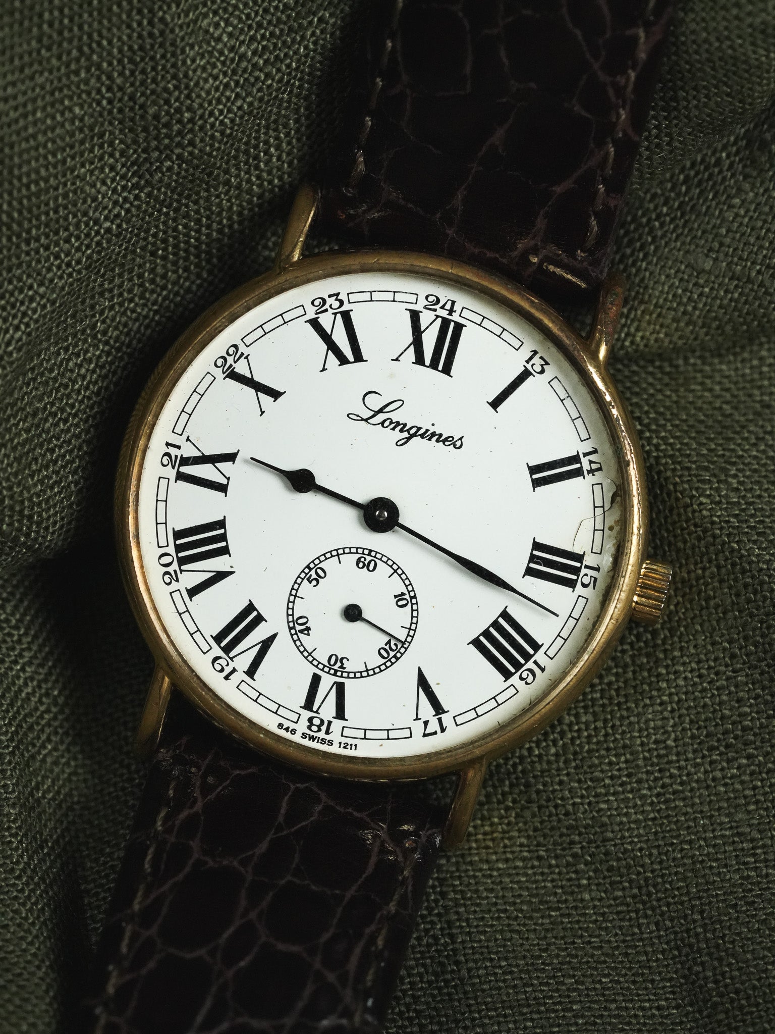 Longines - Style Ancien Romain Remontage manuel - 1970s