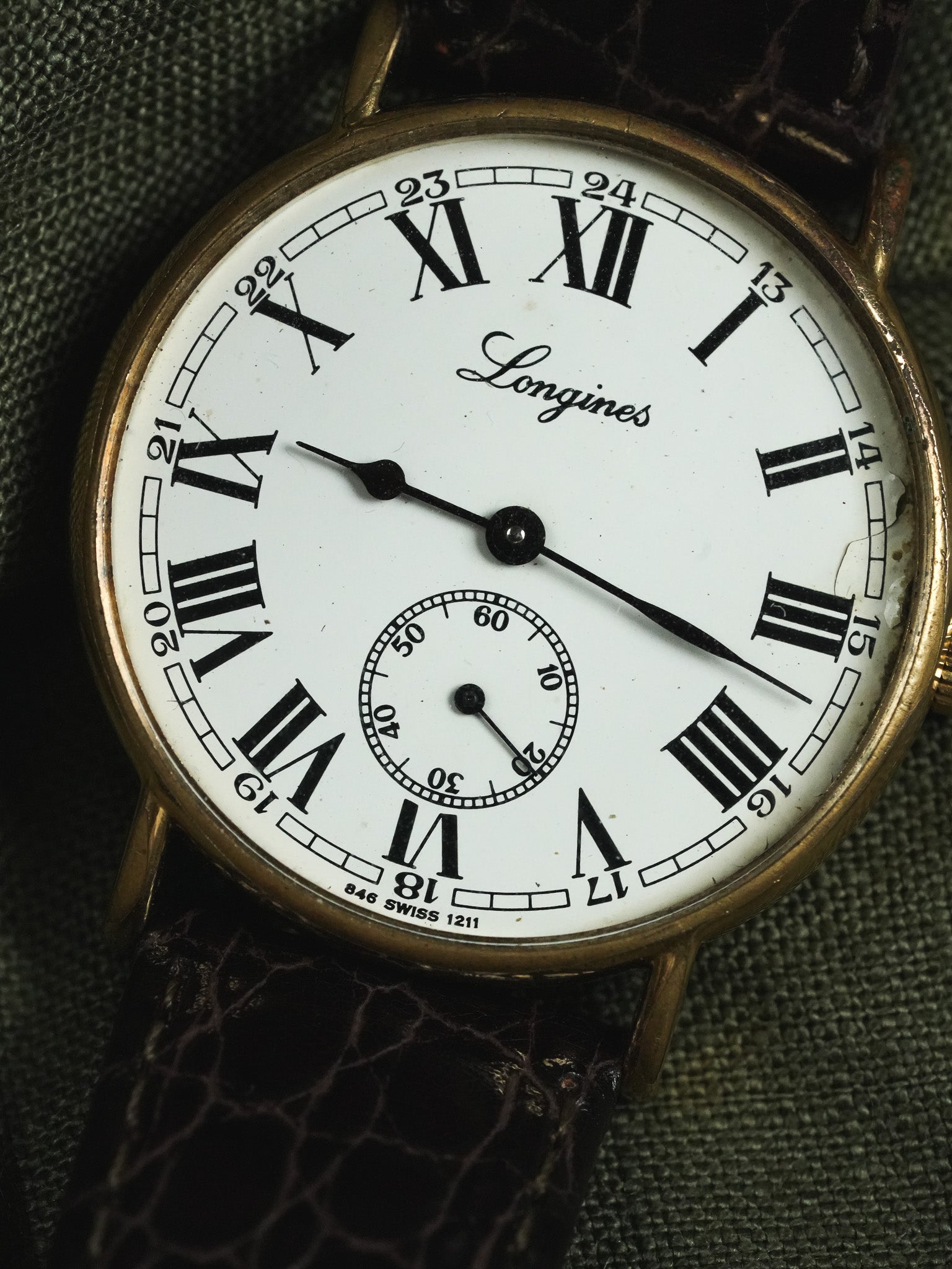 Longines - Style Ancien Romain Remontage manuel - 1970s