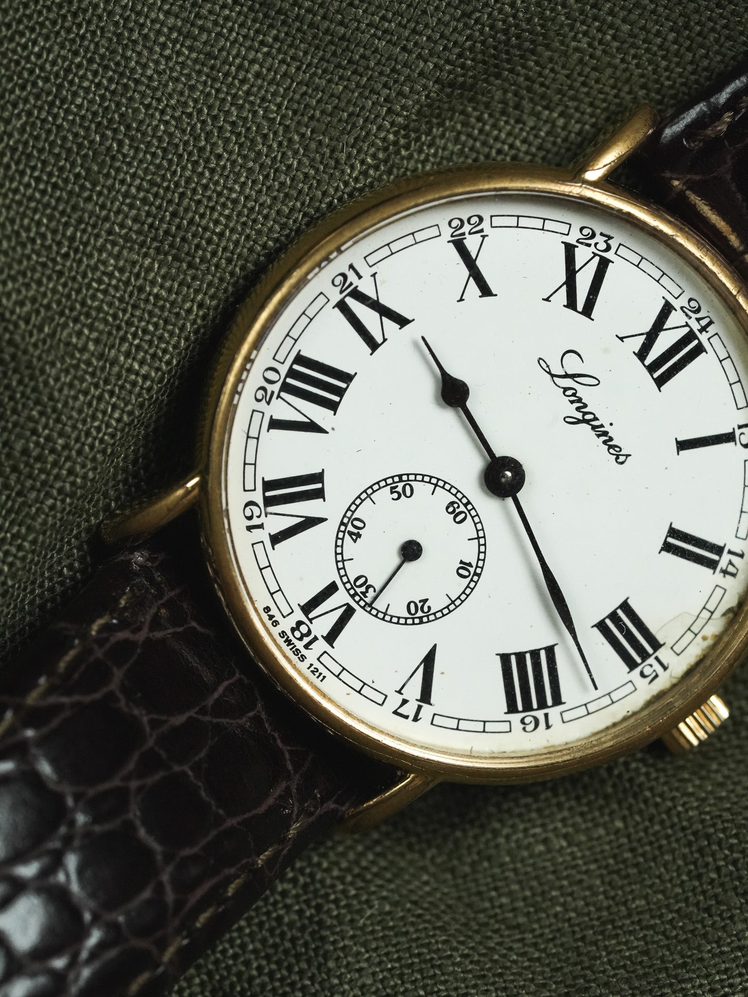 Longines - Style Ancien Romain Remontage manuel - 1970s