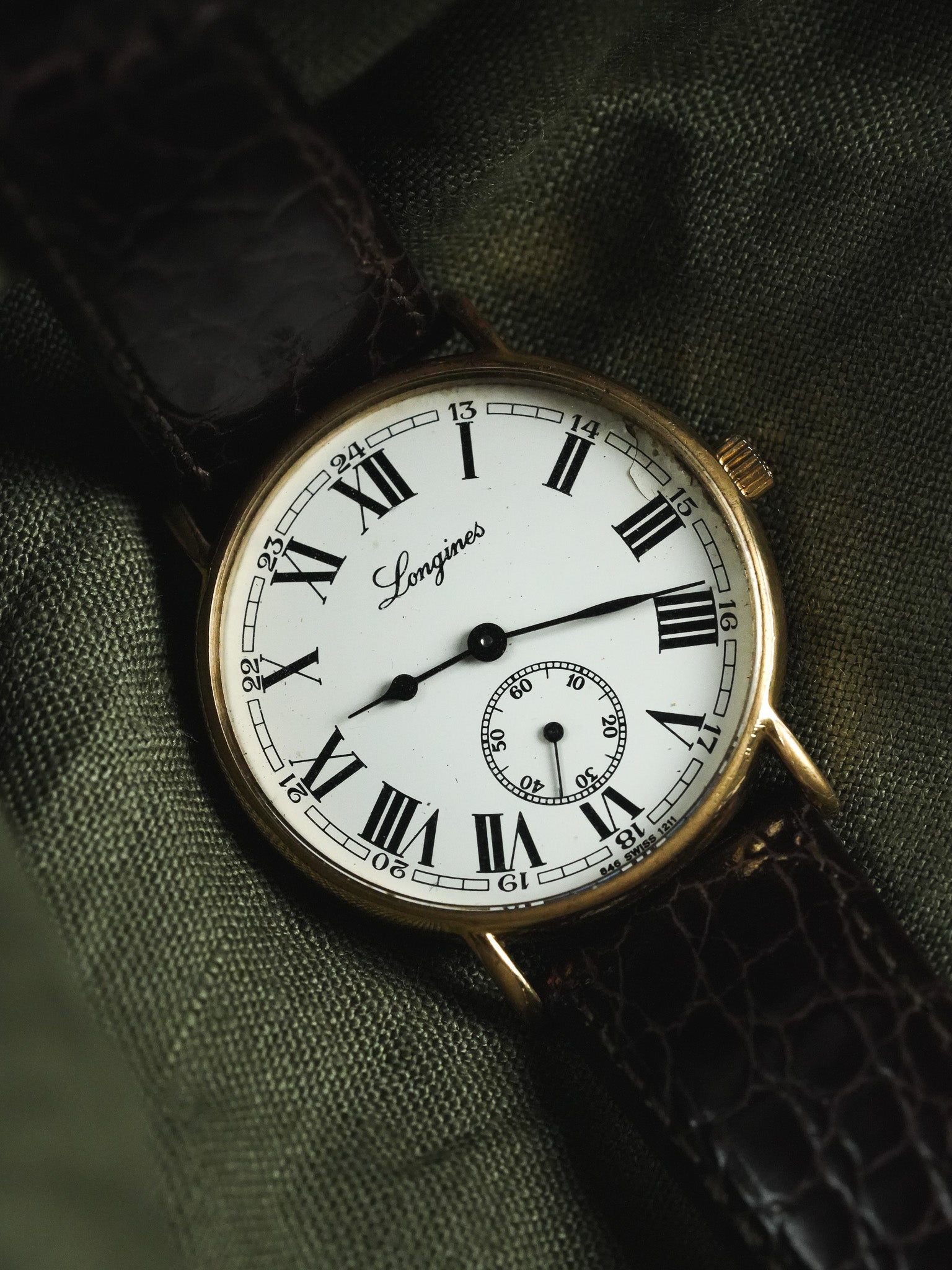 Longines - Style Ancien Romain Remontage manuel - 1970s