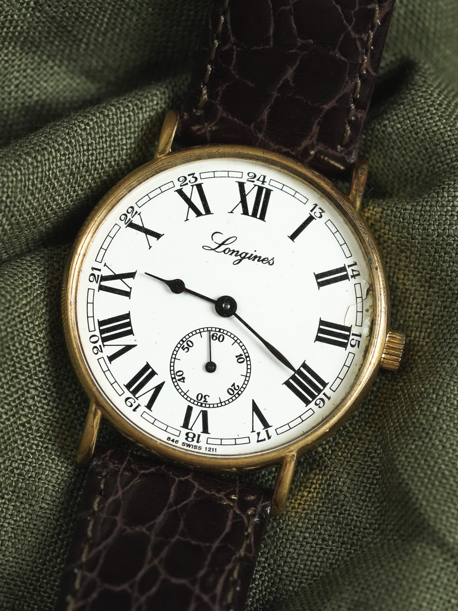 Longines - Style Ancien Romain Remontage manuel - 1970s