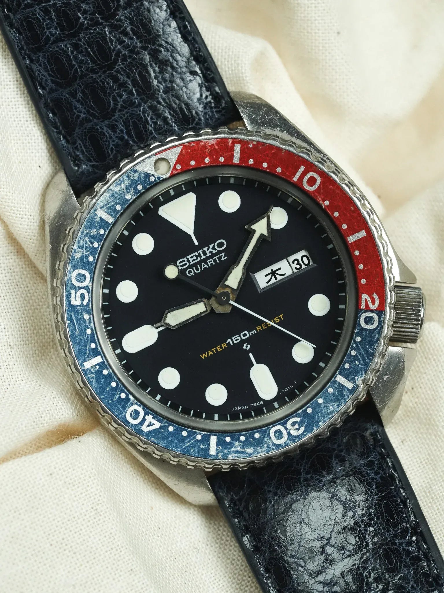 Seiko - 7548-700B Pepsi Kanji Buceadora - 1980