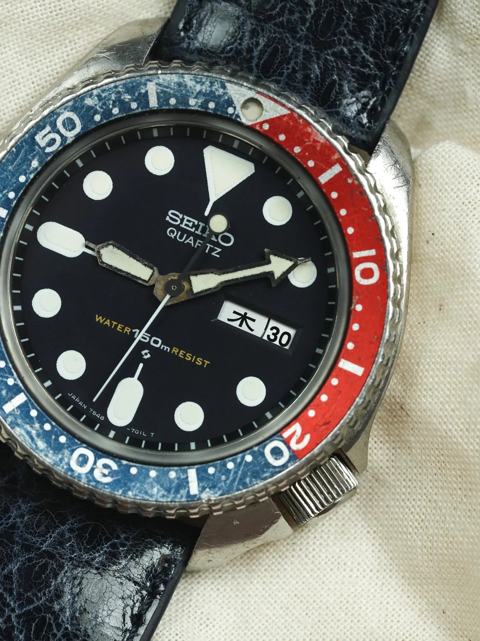 Seiko - 7548-700B Pepsi Kanji Buceadora - 1980