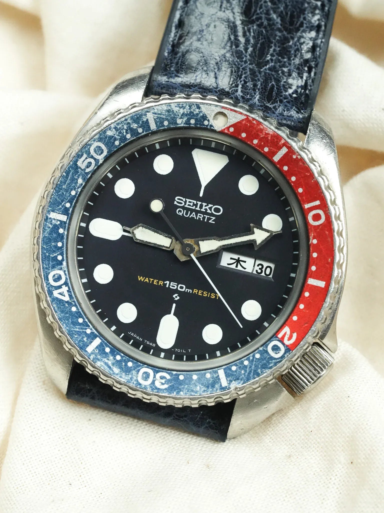 Seiko - 7548-700B Pepsi Kanji Buceadora - 1980