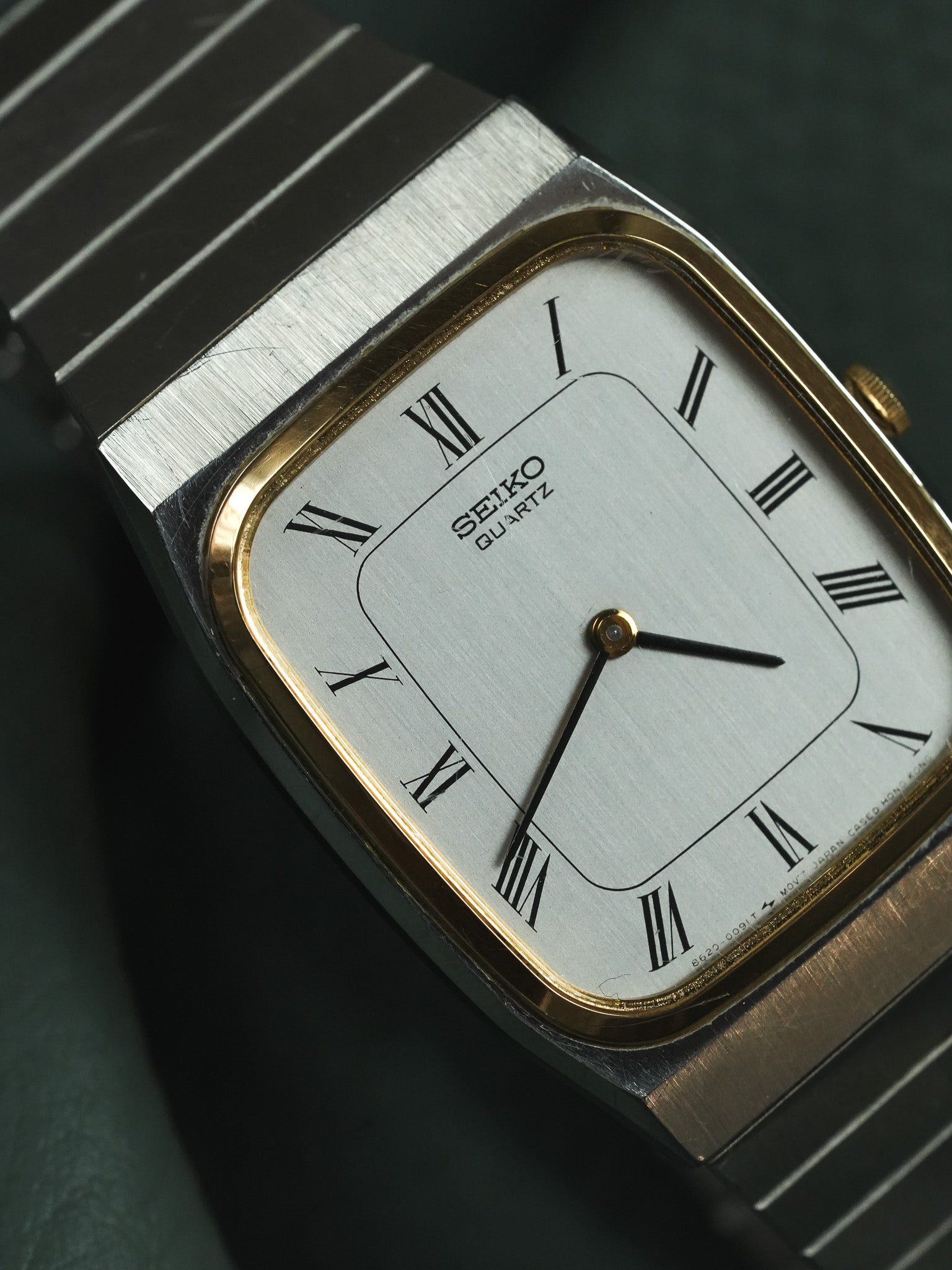 Seiko - Occhiali in acciaio dorato con bracciale integrato - 1981