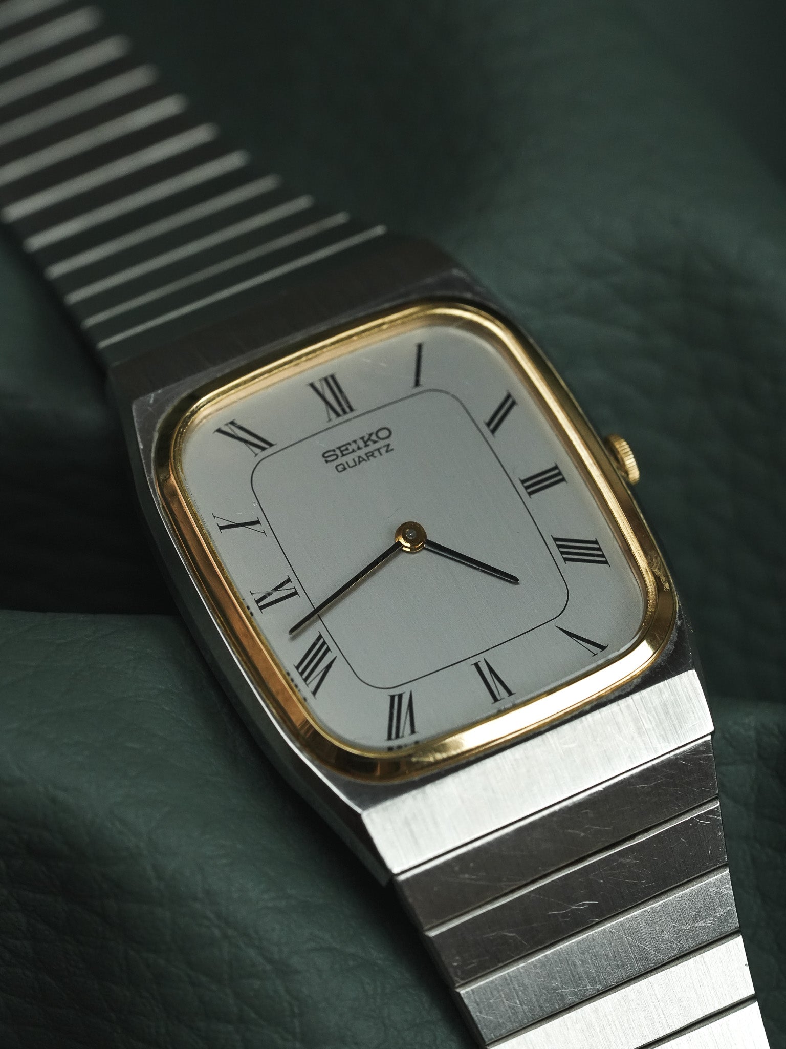 Seiko - Occhiali in acciaio dorato con bracciale integrato - 1981