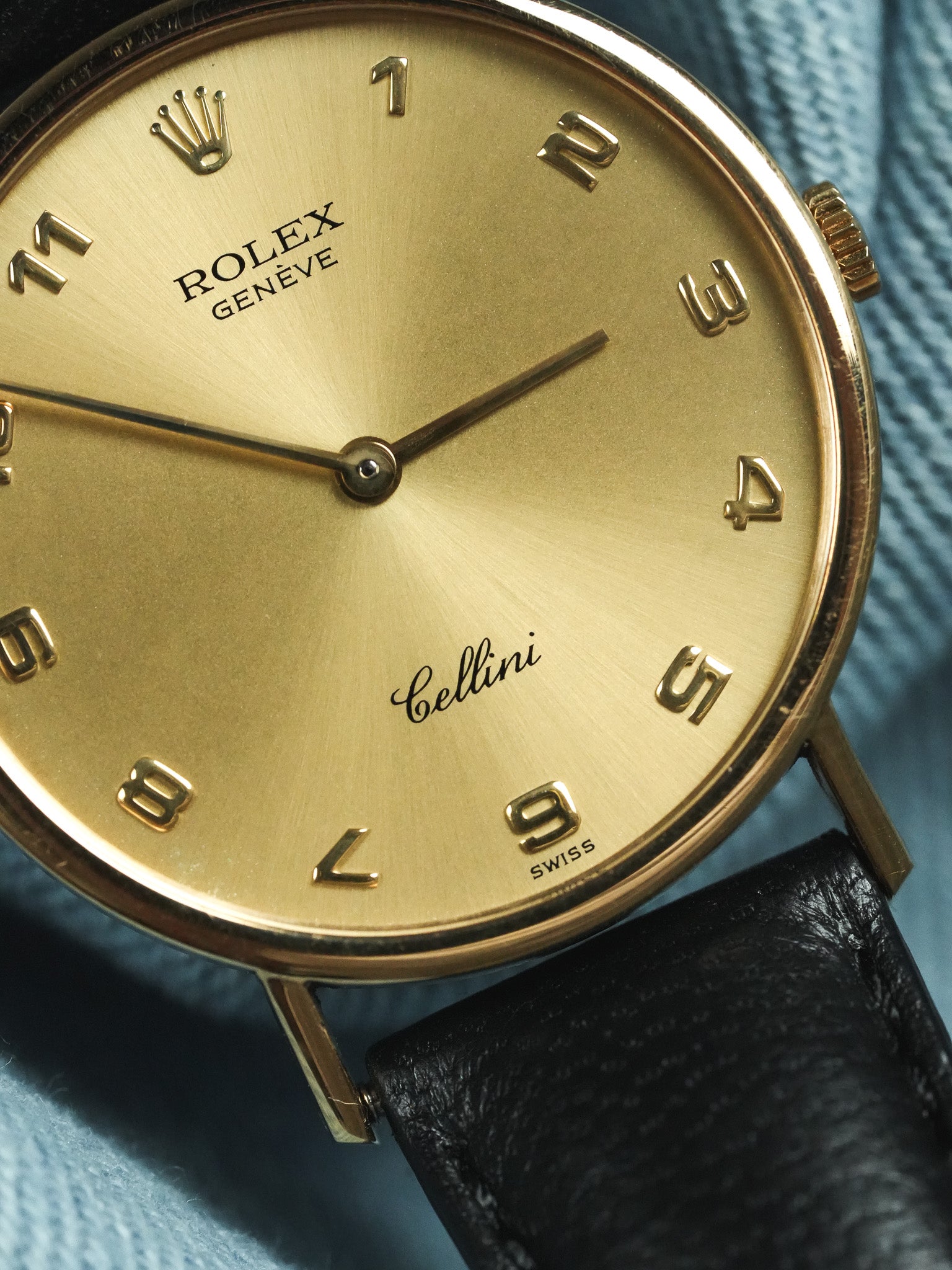 Rolex - Cellini 5112 or jaune 18k Chiffres arabes - 1989