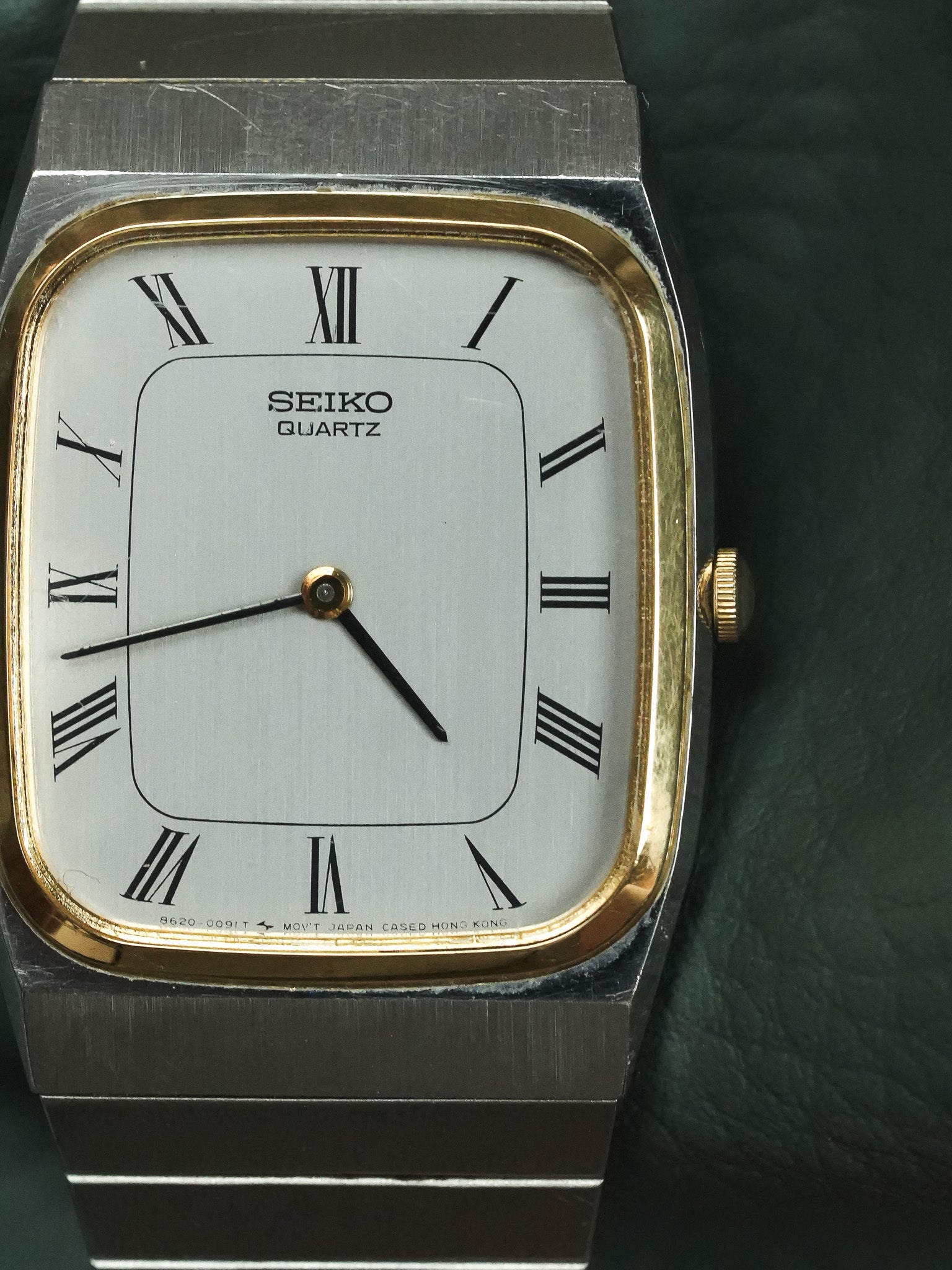 Seiko - Occhiali in acciaio dorato con bracciale integrato - 1981