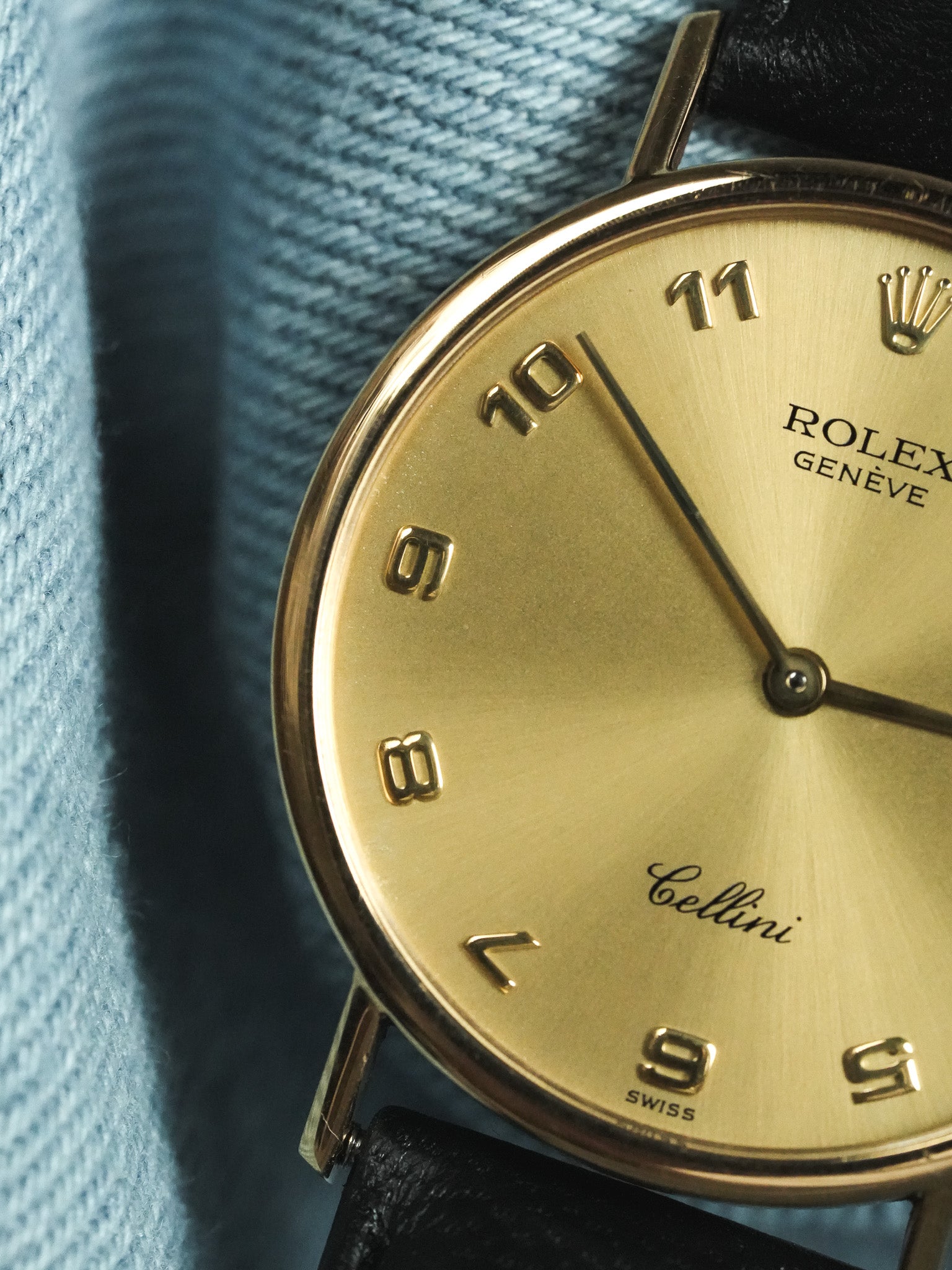 Rolex - Cellini 5112 or jaune 18k Chiffres arabes - 1989