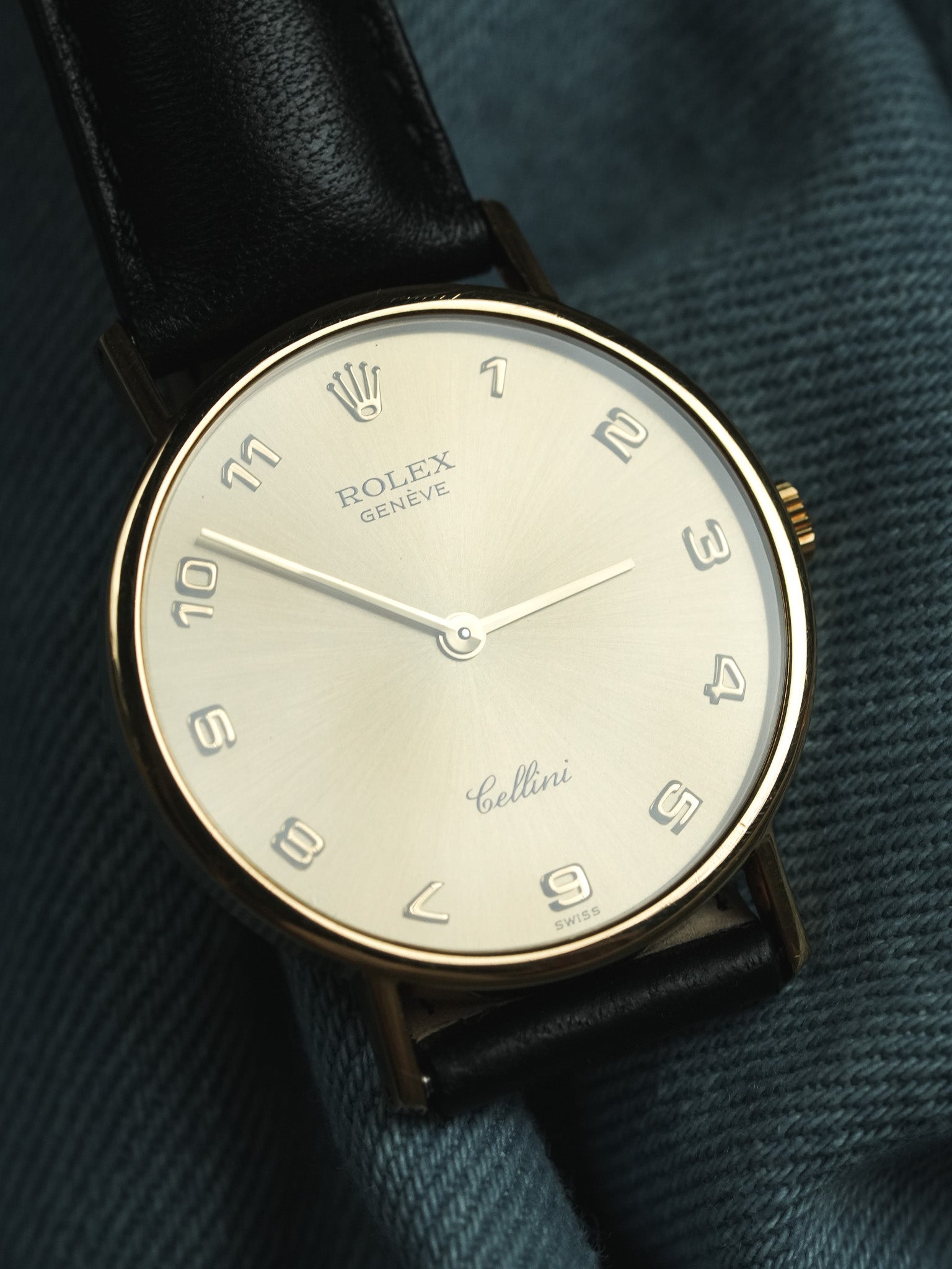 Rolex - Cellini 5112 or jaune 18k Chiffres arabes - 1989