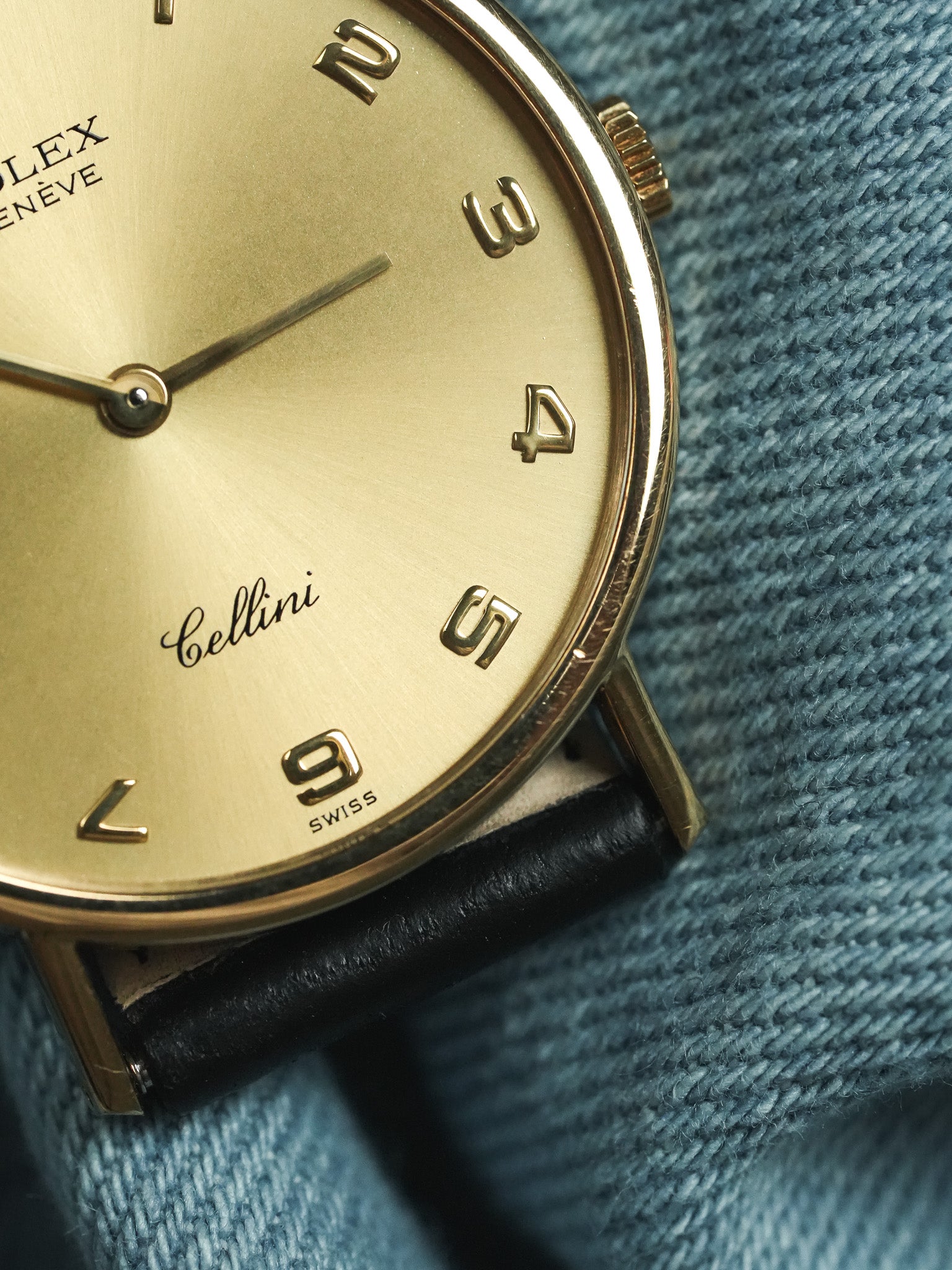 Rolex - Cellini 5112 or jaune 18k Chiffres arabes - 1989
