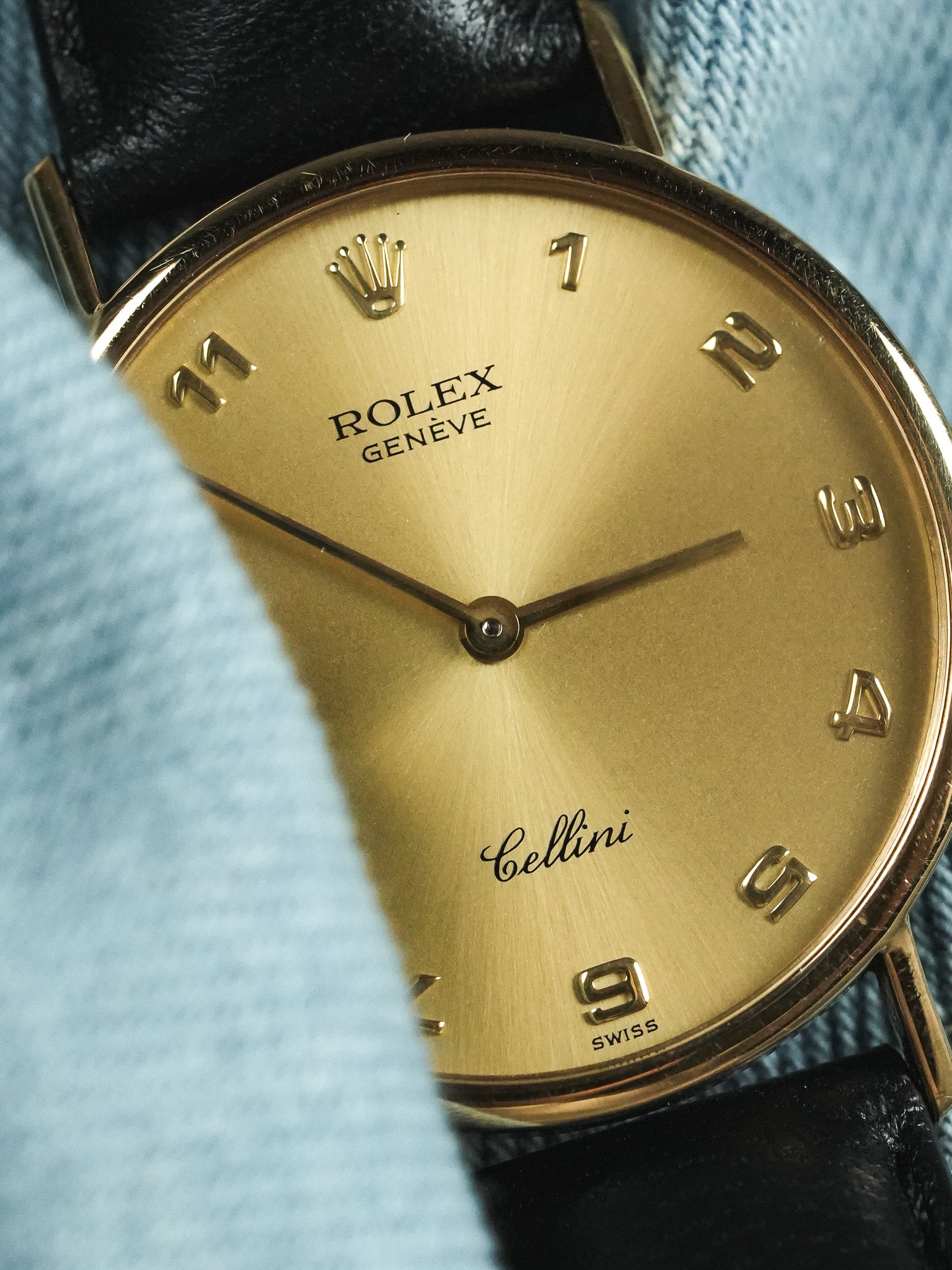 Rolex - Cellini 5112 or jaune 18k Chiffres arabes - 1989