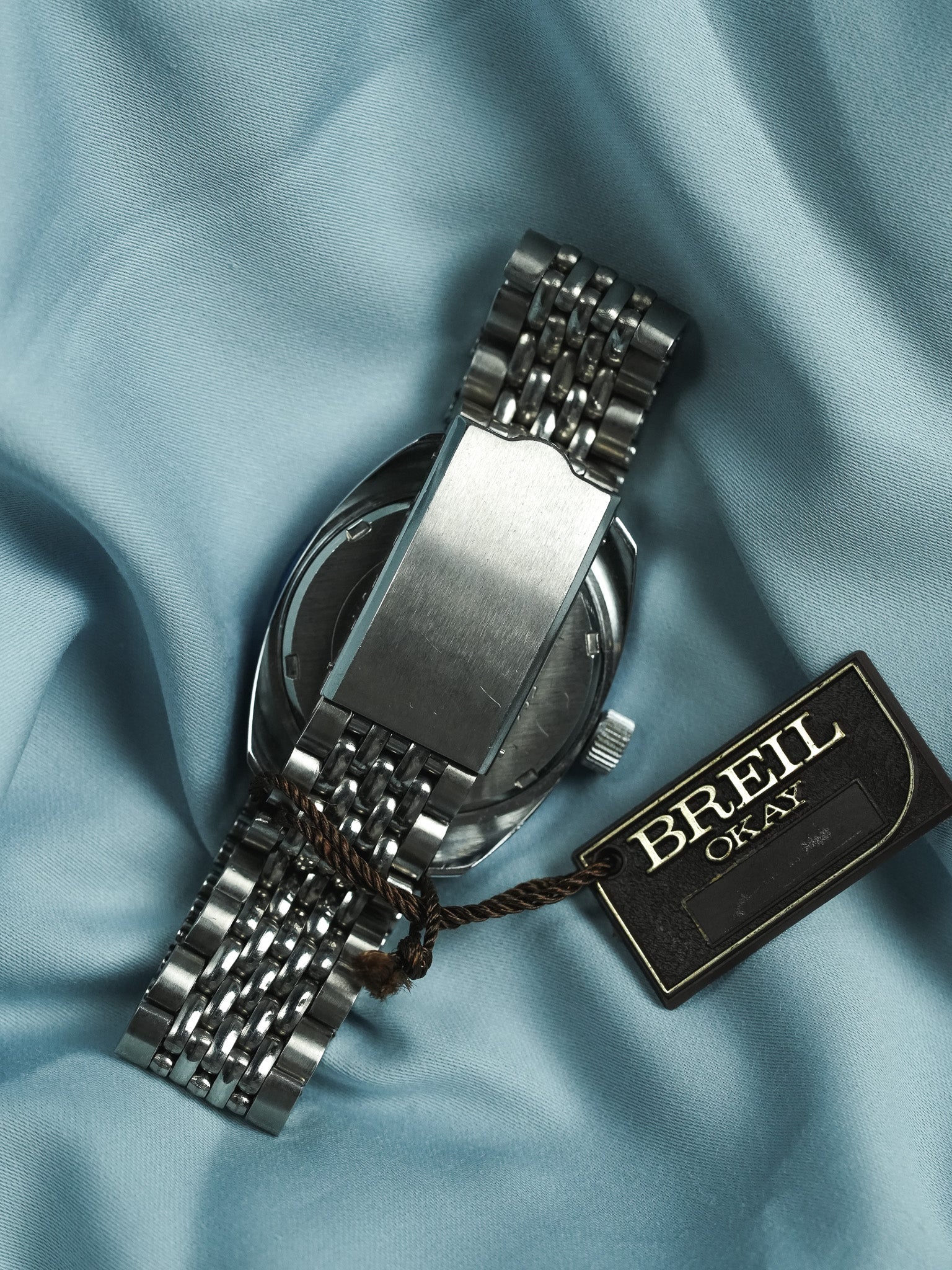 Breil - Plongeuse cadran vert lunette bleu - 1960s
