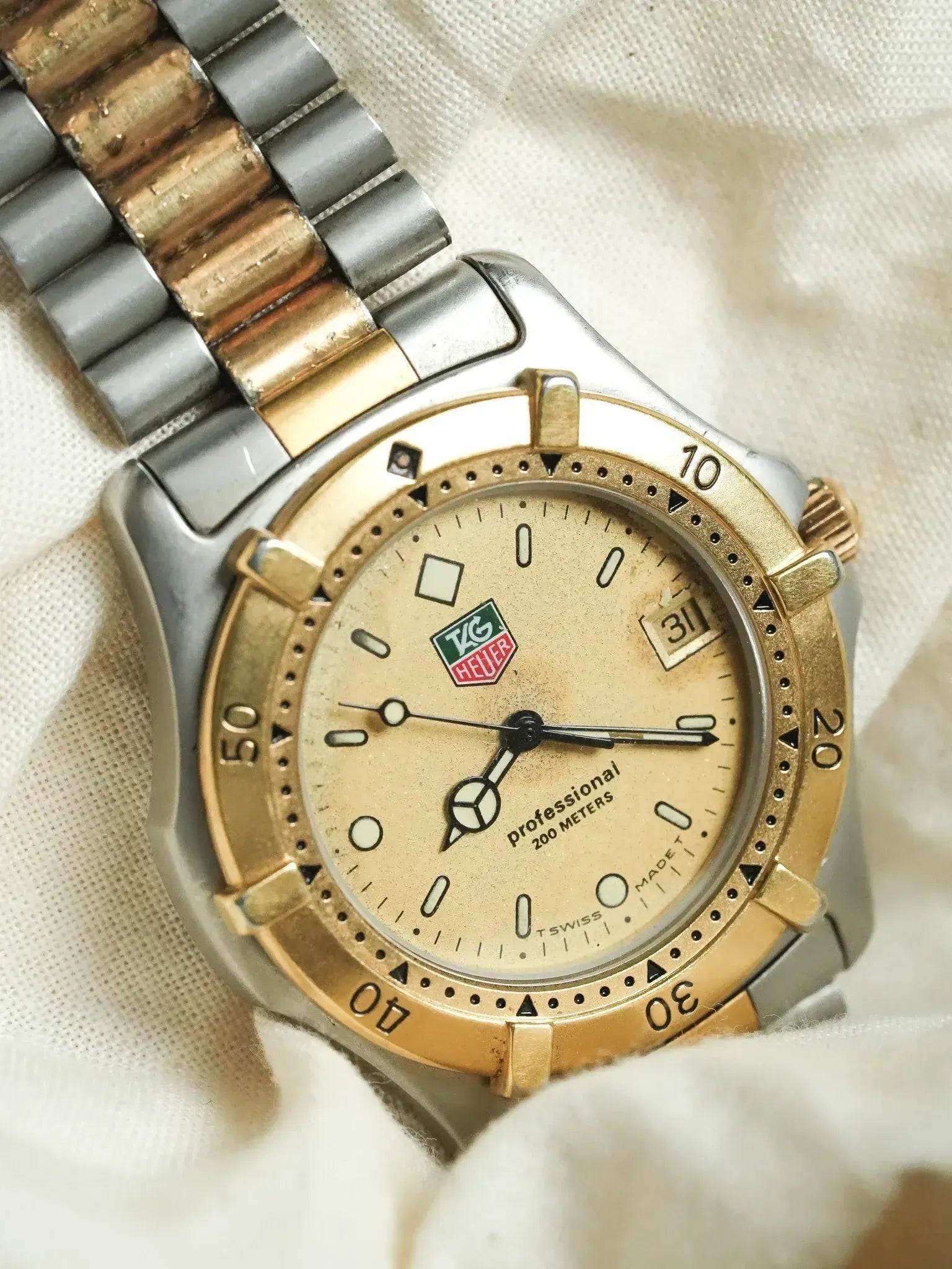 Tag Heuer - Professional 200M Steel & Gold Plated - 1990s