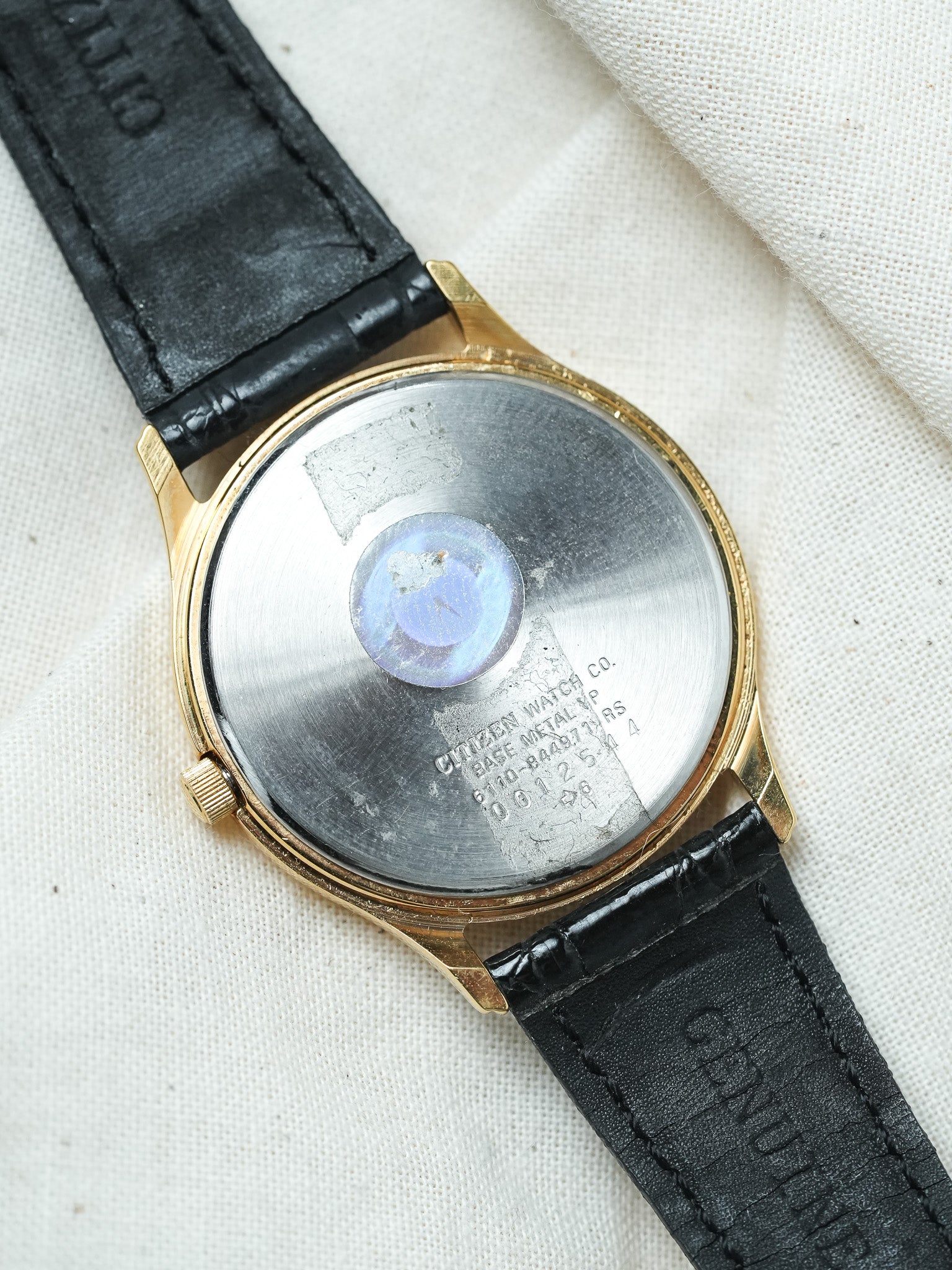 Citizen - Ronde Extra-Plate Or Date 6H - NOS - 1990
