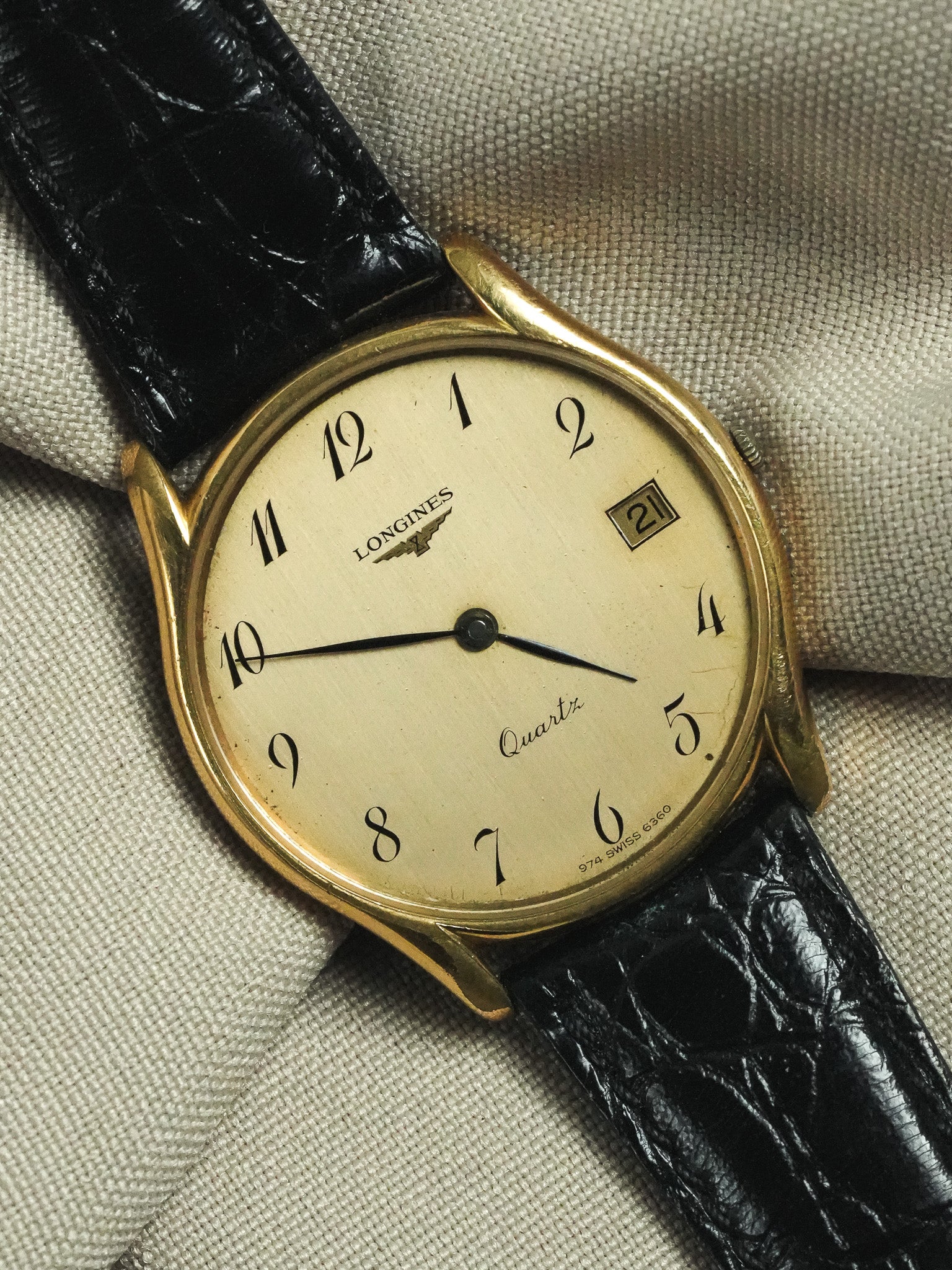 Longines - "Breguet" Numerals Extra flat quartz - 1980s