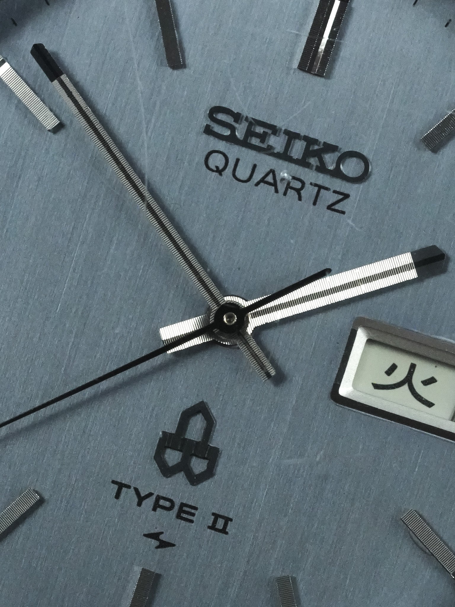 Seiko - Tipo II Daydate Kanji Quadrante blu grigio - 1977