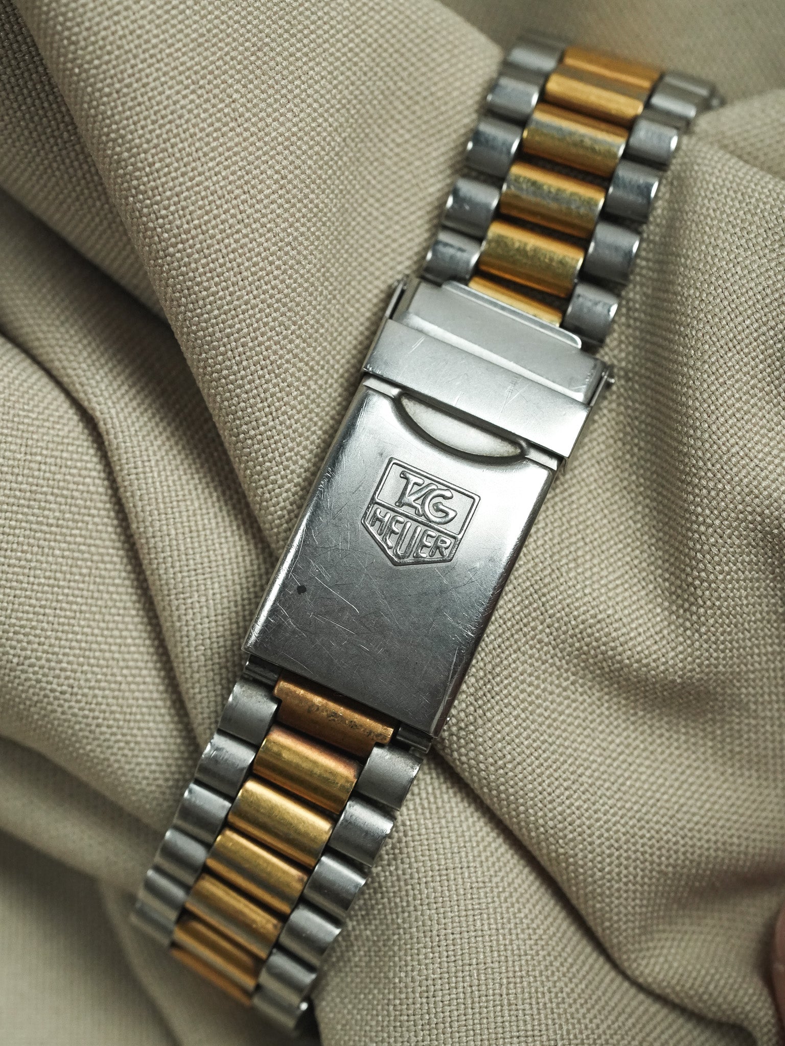 Tag Heuer - Professionale 2000 39mm Acciaio Oro Quadrante nero - 1990s