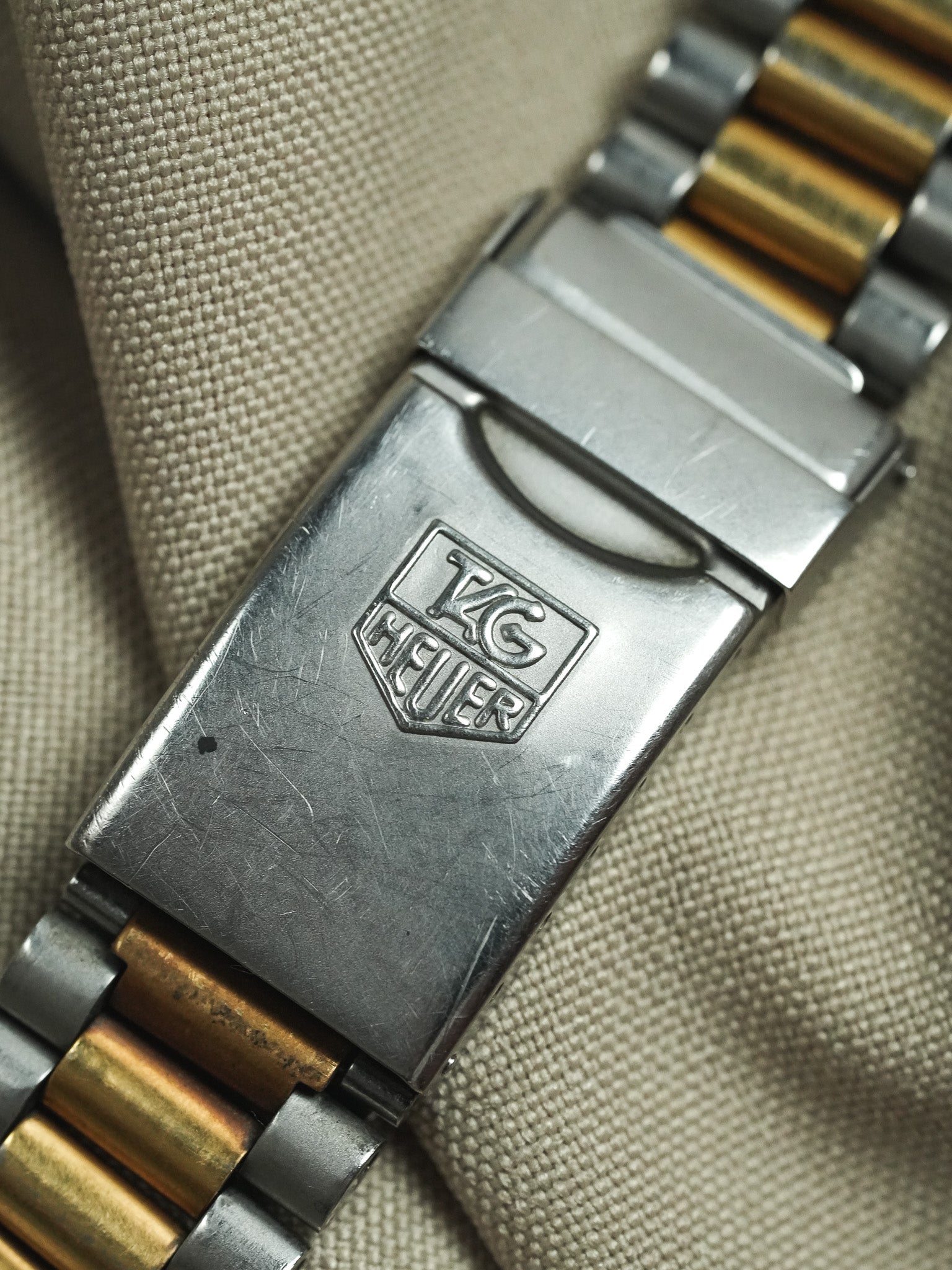 Tag Heuer - Professionale 2000 39mm Acciaio Oro Quadrante nero - 1990s