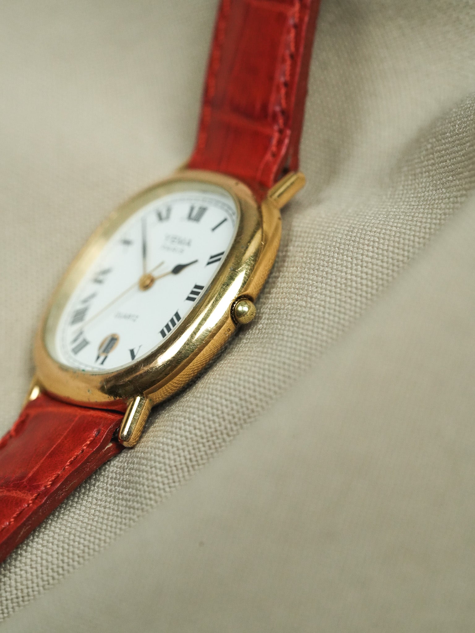 Yema - Ellisse Data 6h Quadrante bianco #2 - 1990s
