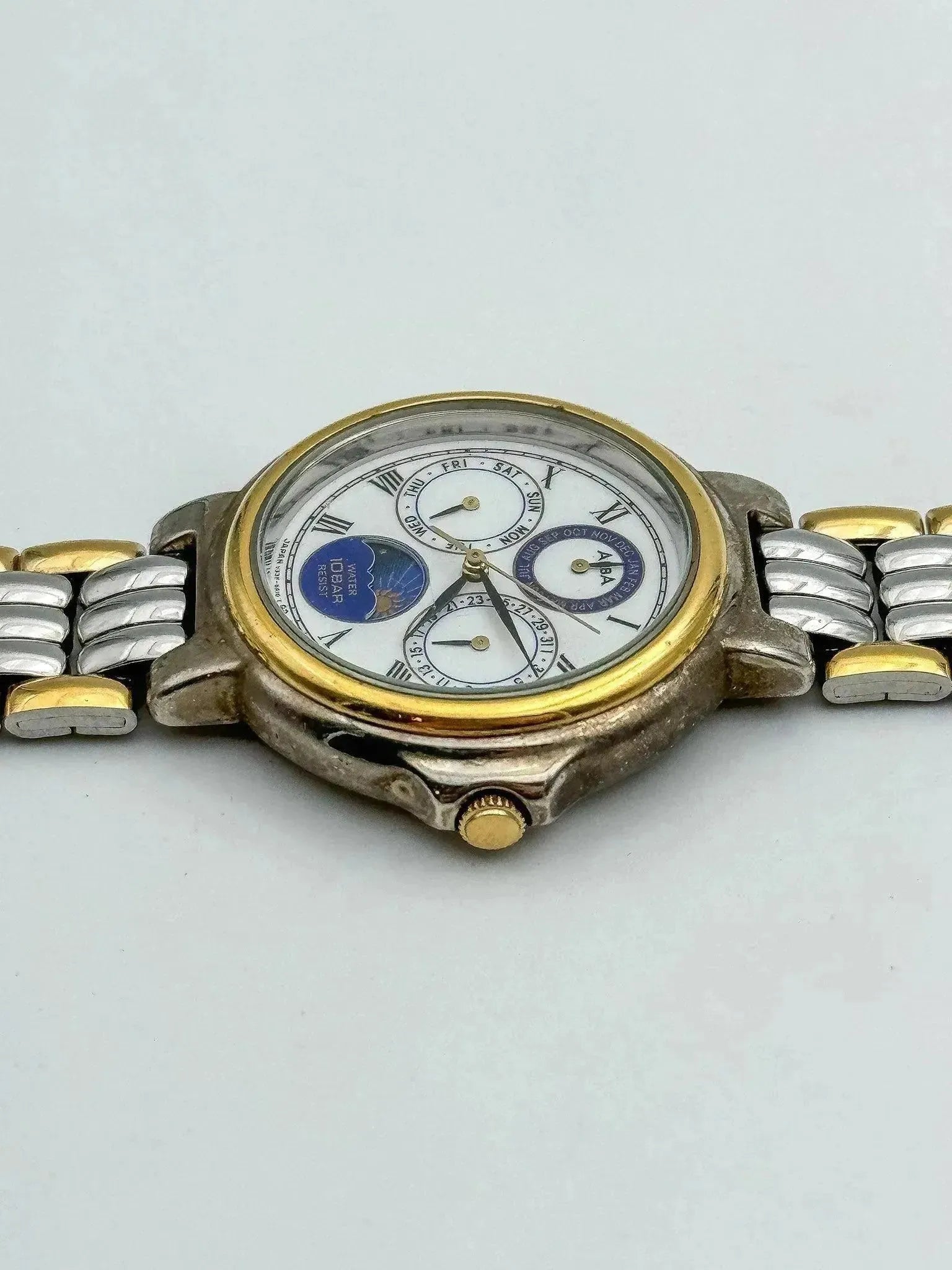 Alba by Seiko - Moonphase Triple Calendar - 1990s - Atelier Victor Paris - Vintage Watch Shop Dubai
