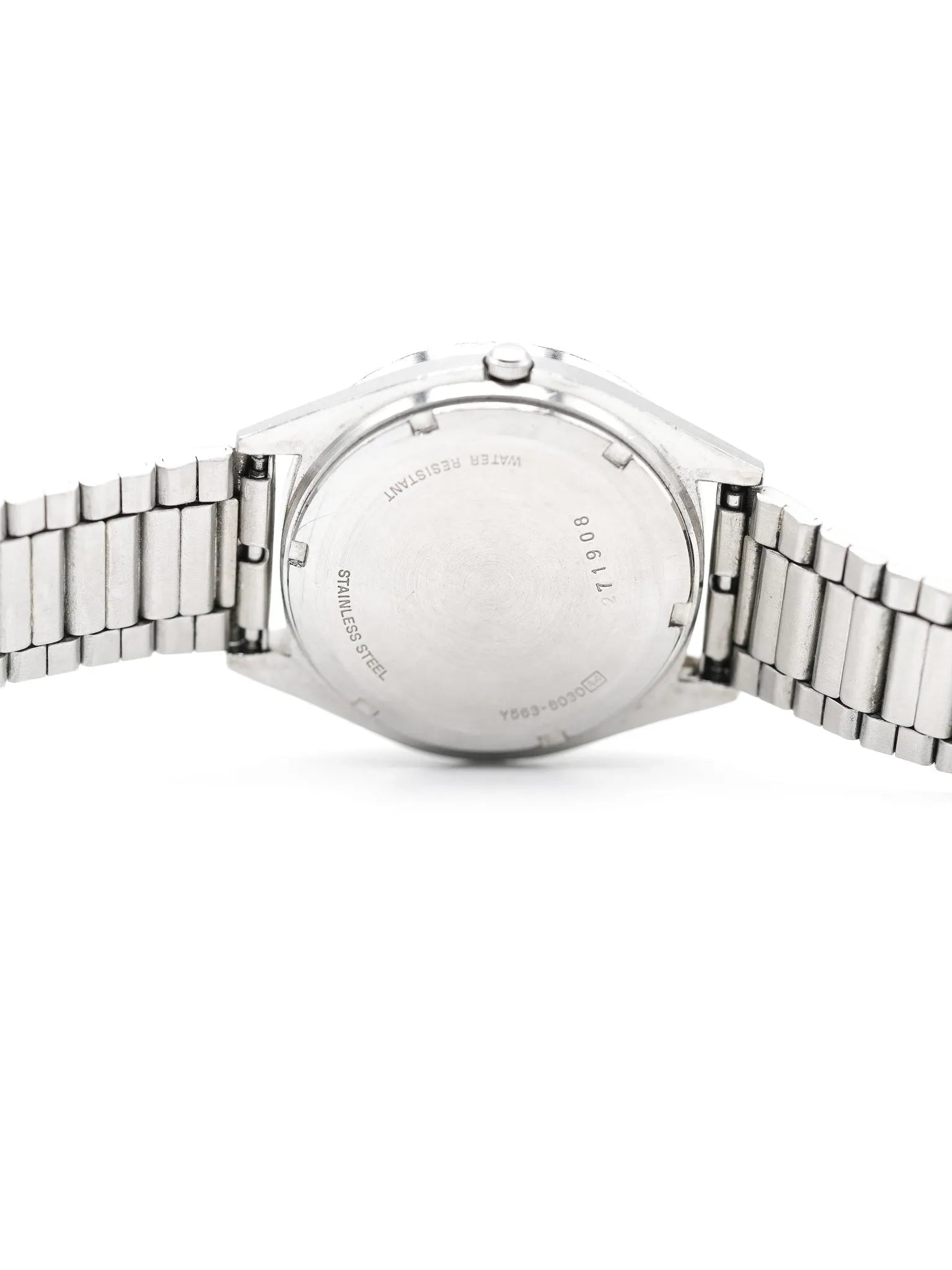 Alba - Daydate cadran blanc acier - 1990s - Atelier Victor - Vintage Shop