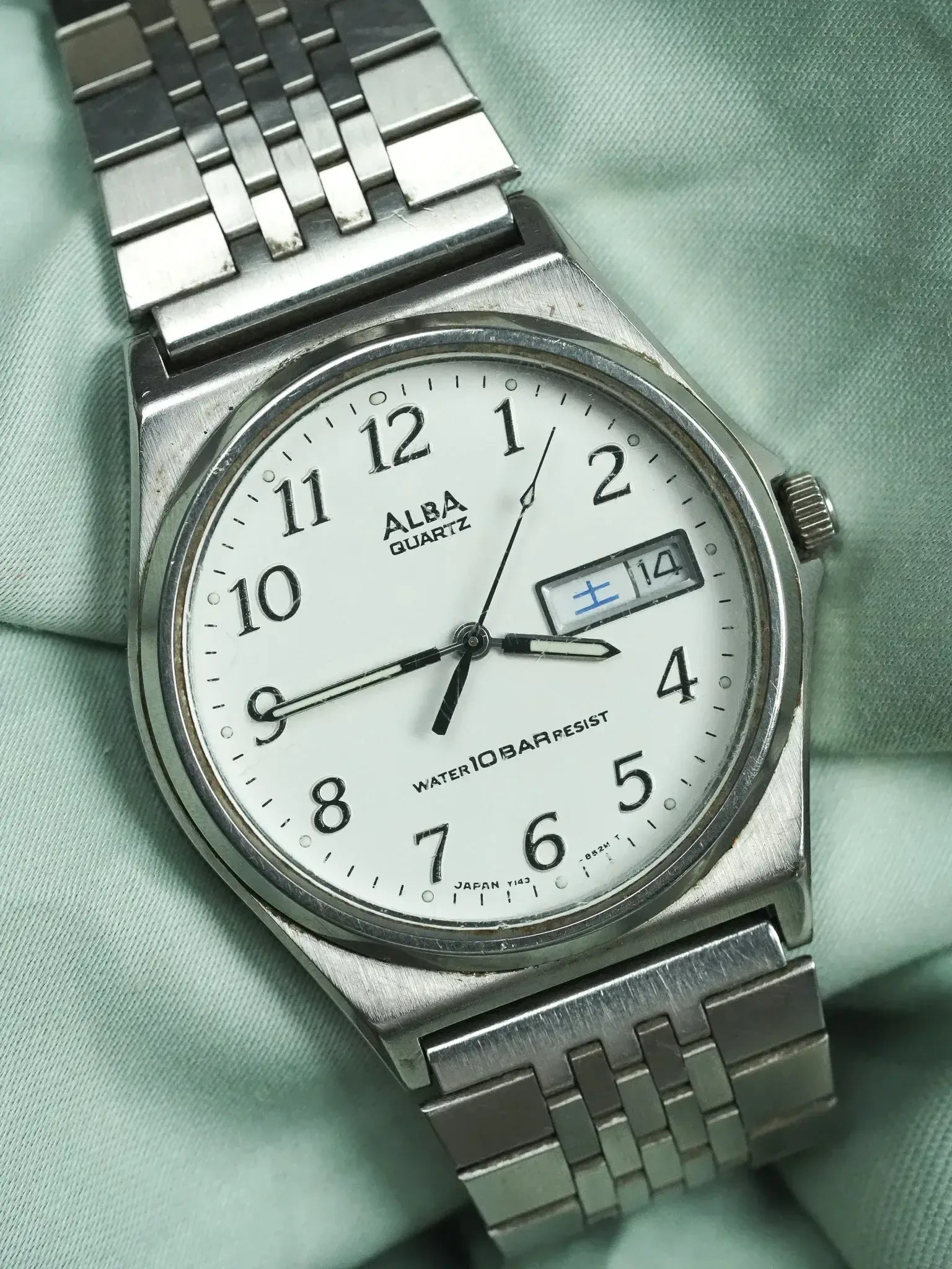 Alba x Seiko - Daydate kanji acier - 1990 - Atelier Victor