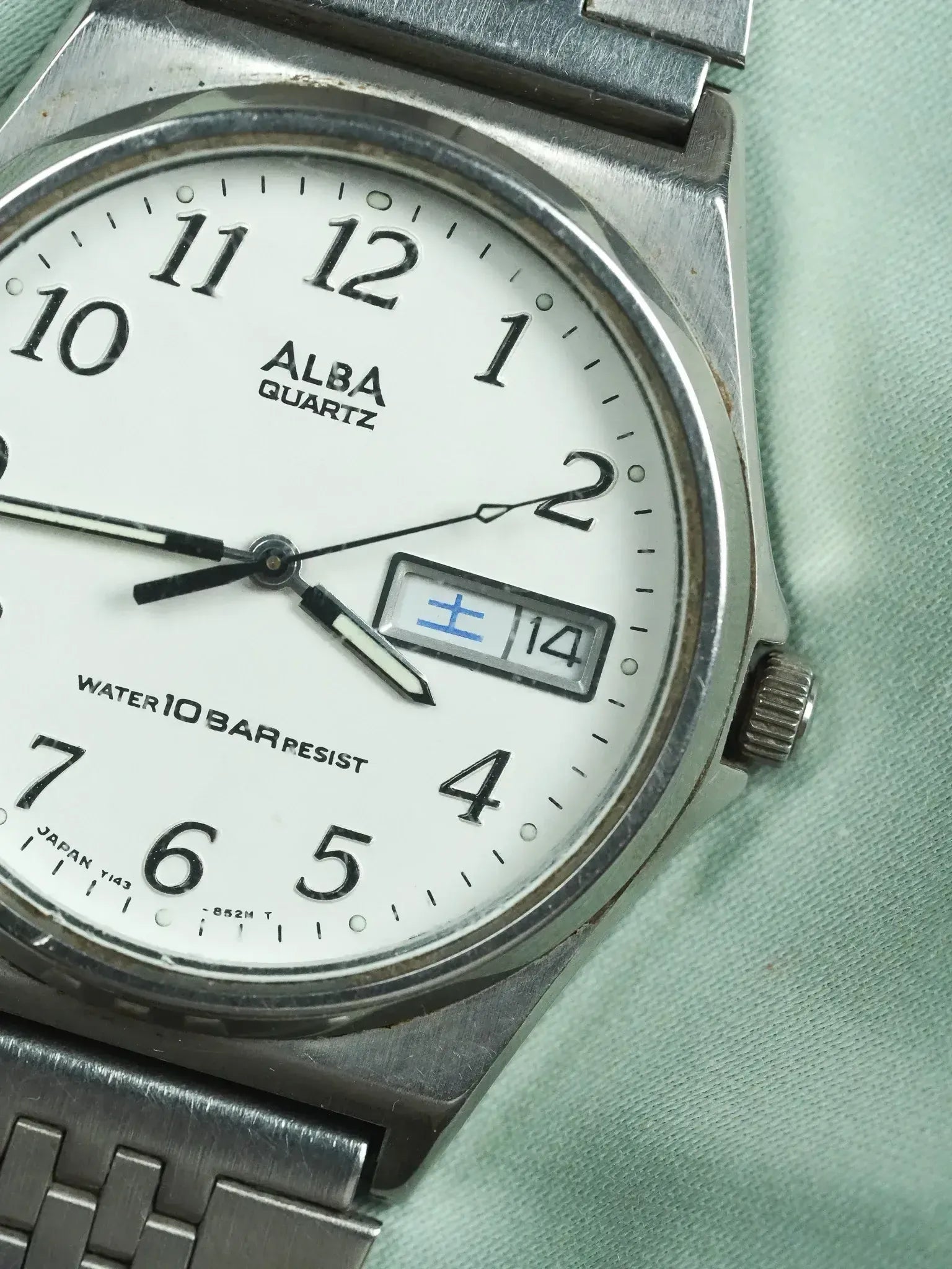Alba x Seiko - Daydate kanji acier - 1990 - Atelier Victor