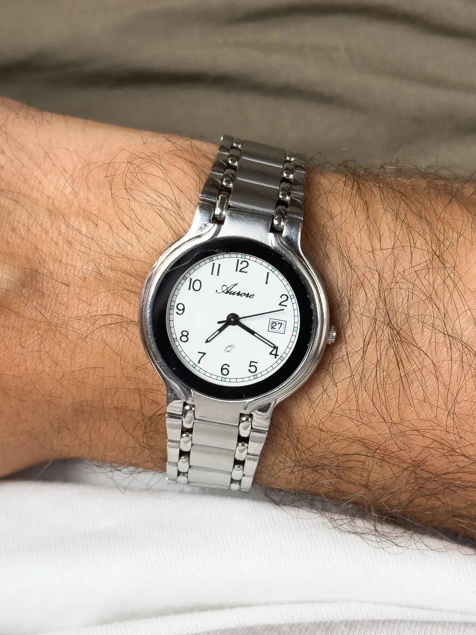 Aurore - Acier Maille Lunette Noir - 2000s - Atelier Victor