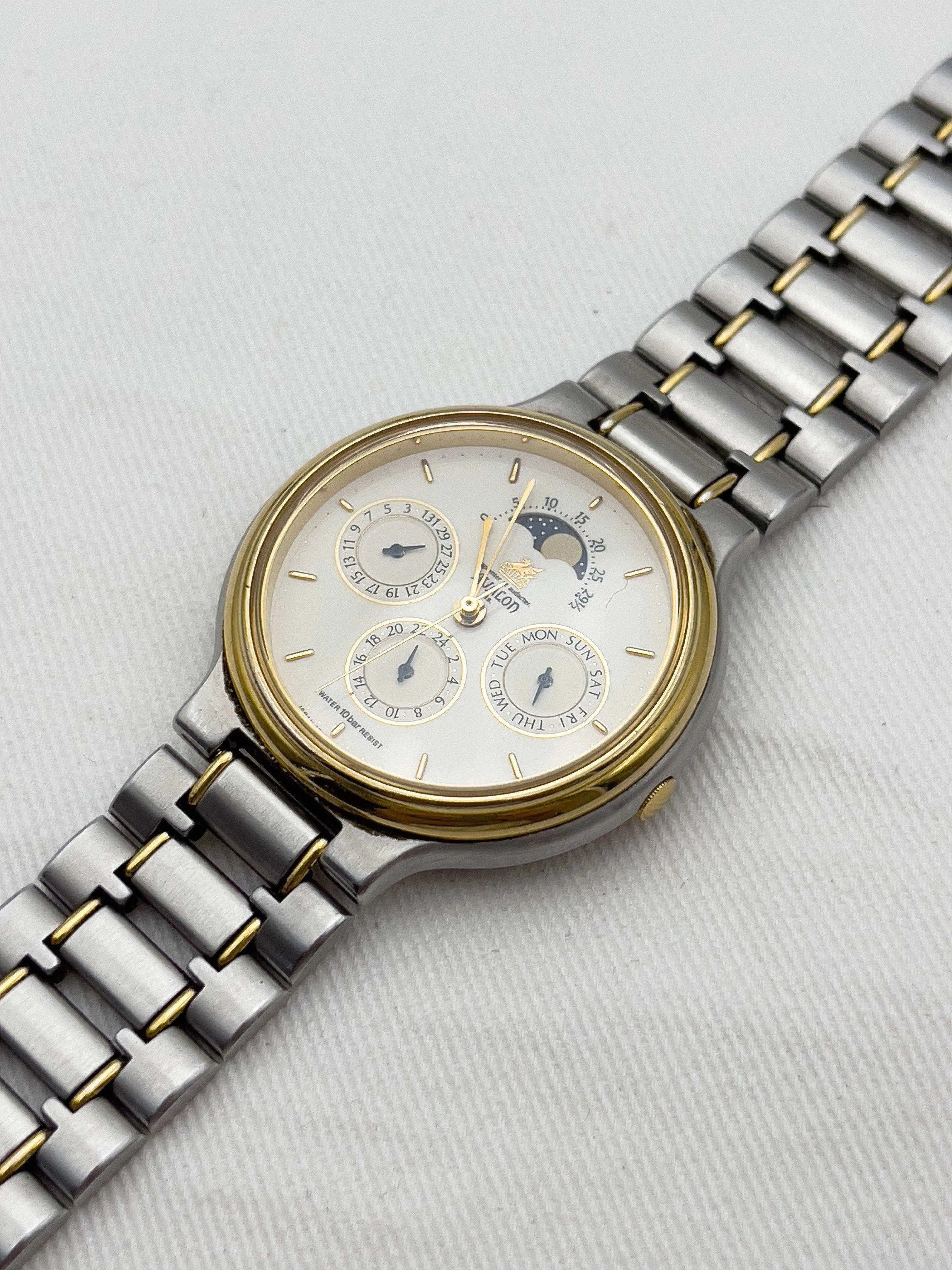 Avalon (Citizen) - Moonphase Triple Calendar - 1980s - Atelier Victor - Vintage Shop