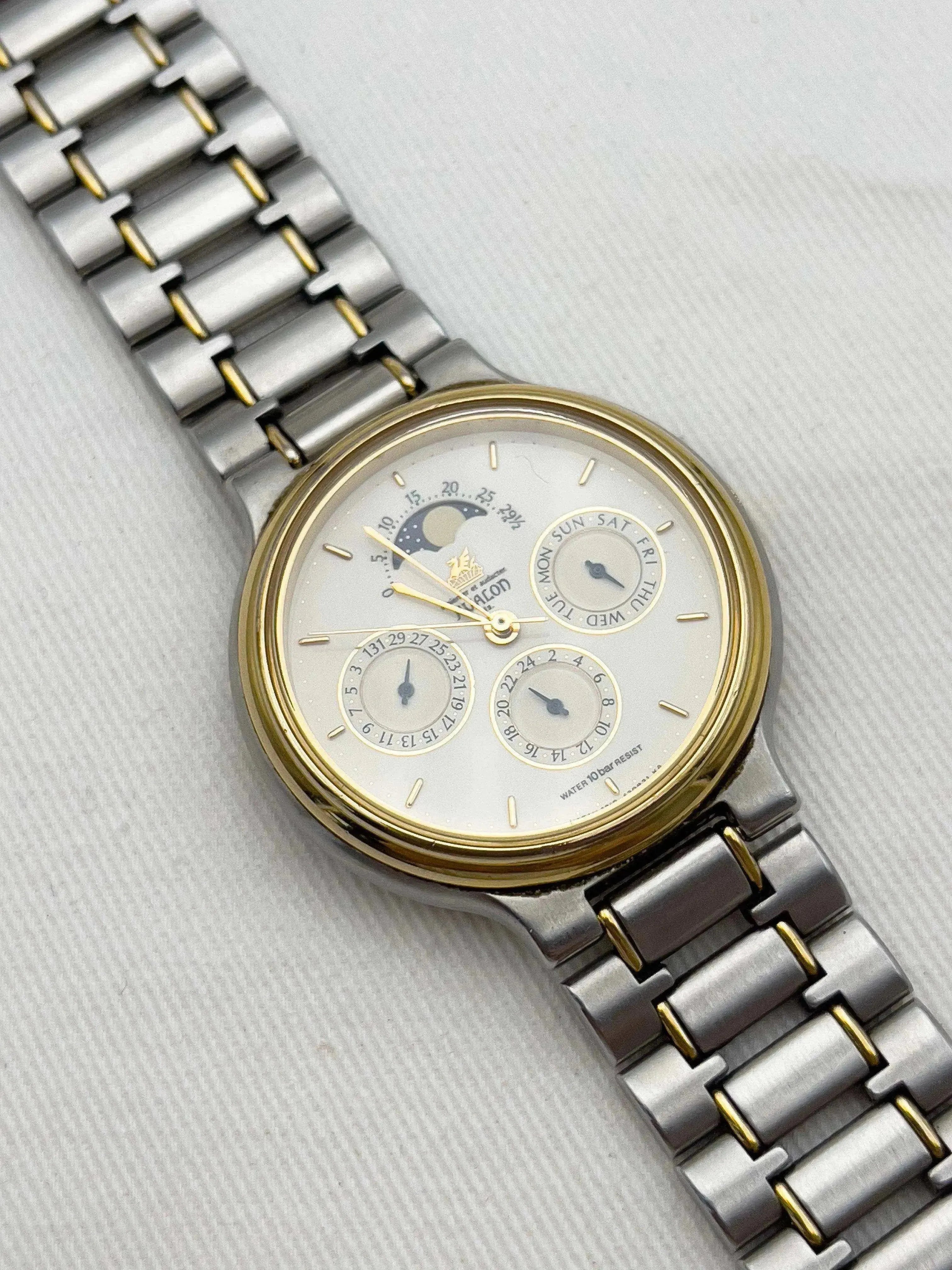 Avalon (Citizen) - Moonphase Triple Calendar - 1980s - Atelier Victor - Vintage Shop