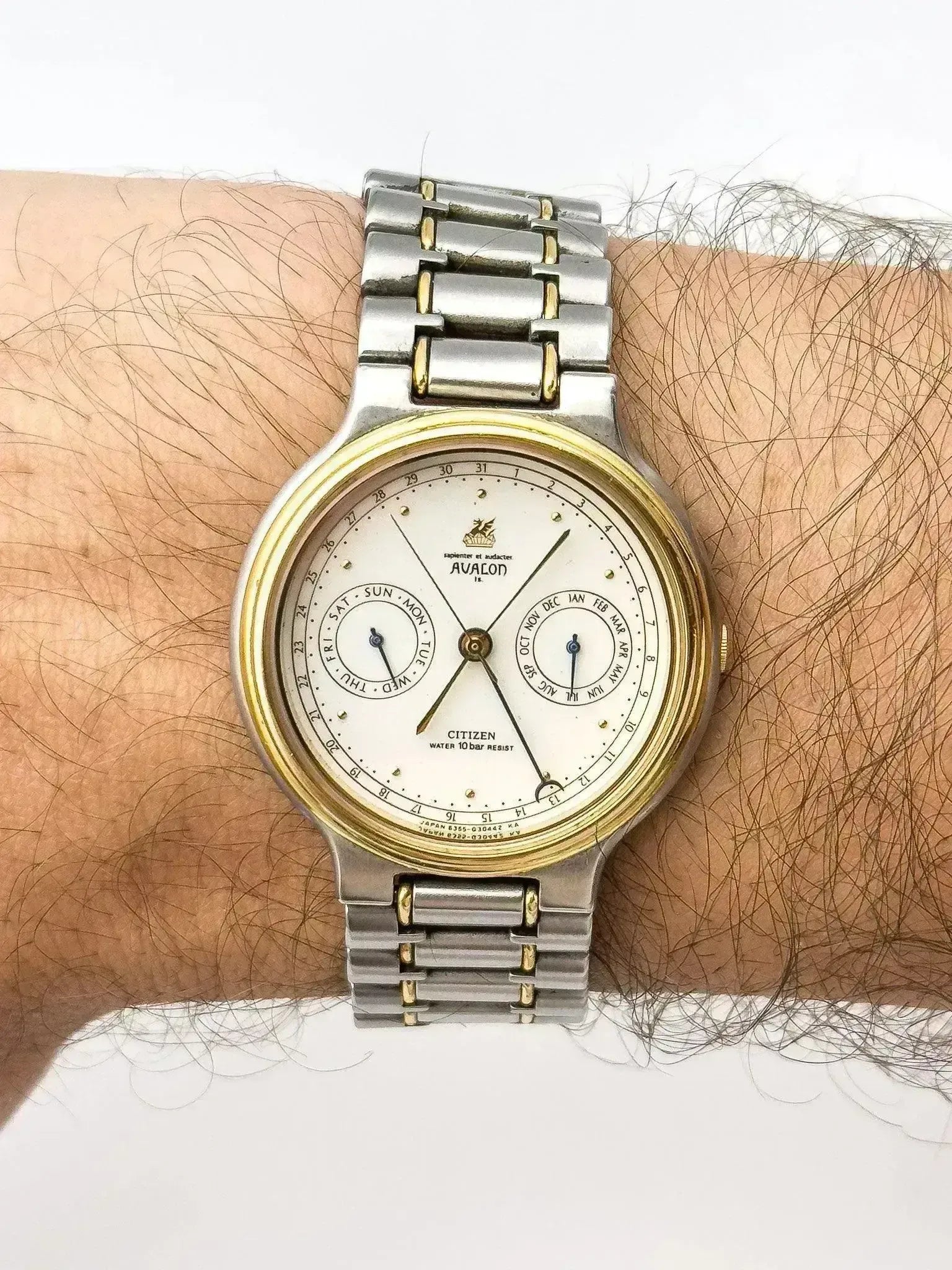 Avalon x Citizen - Triple Calendar Acier Or - 1980s - Atelier Victor