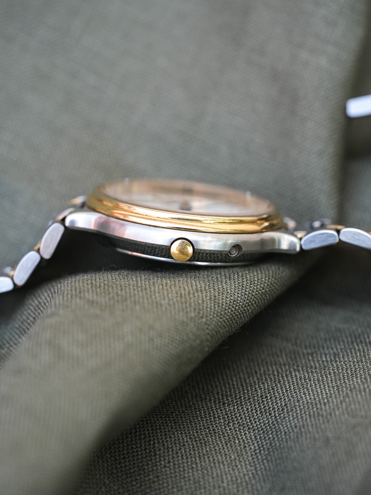 Avalon x Citizen - Triple Calendar Acier Or - 1980s - Atelier Victor - Vintage Shop