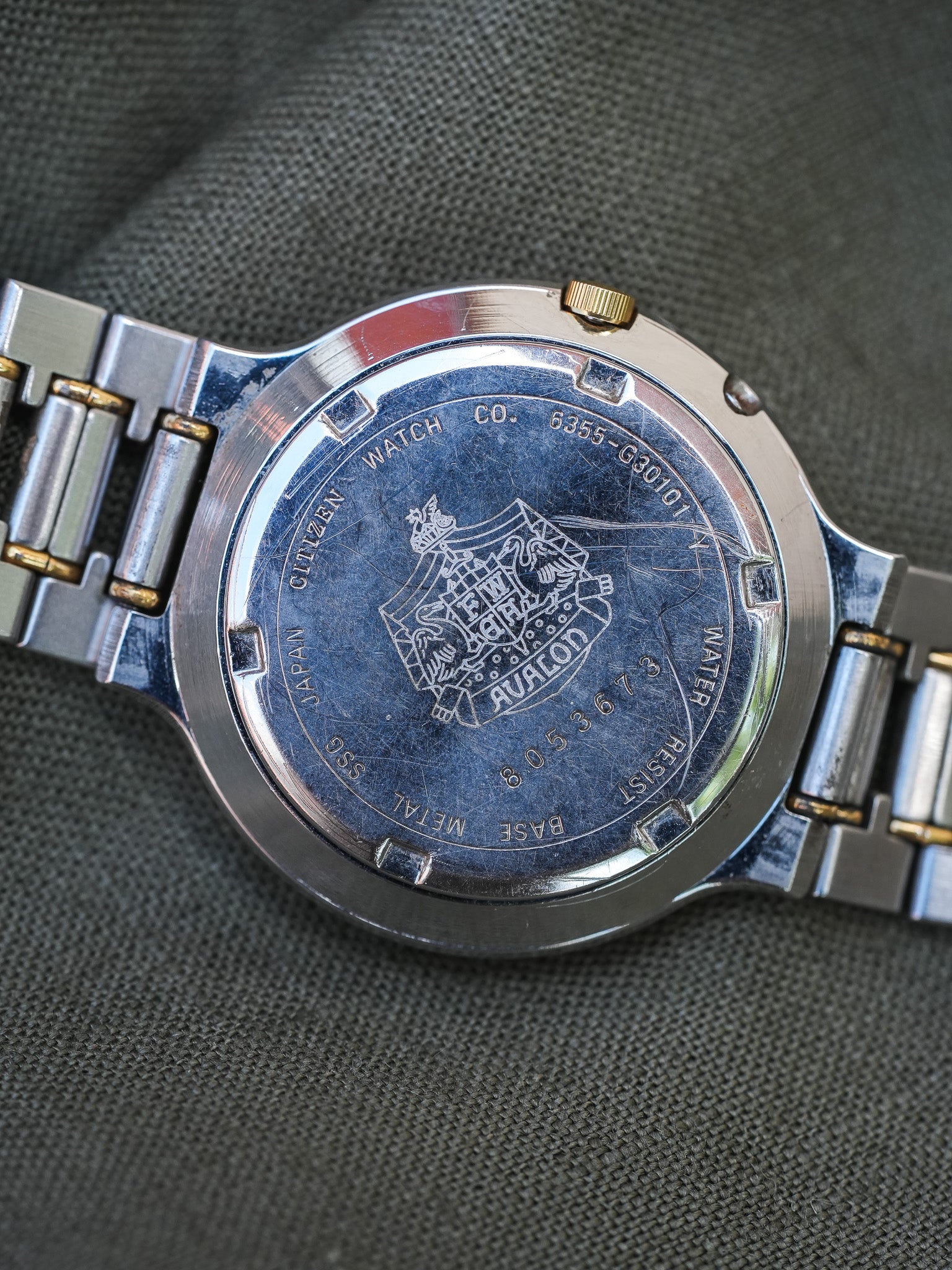 Avalon x Citizen - Triple Calendar Acier Or - 1980s - Atelier Victor - Vintage Shop