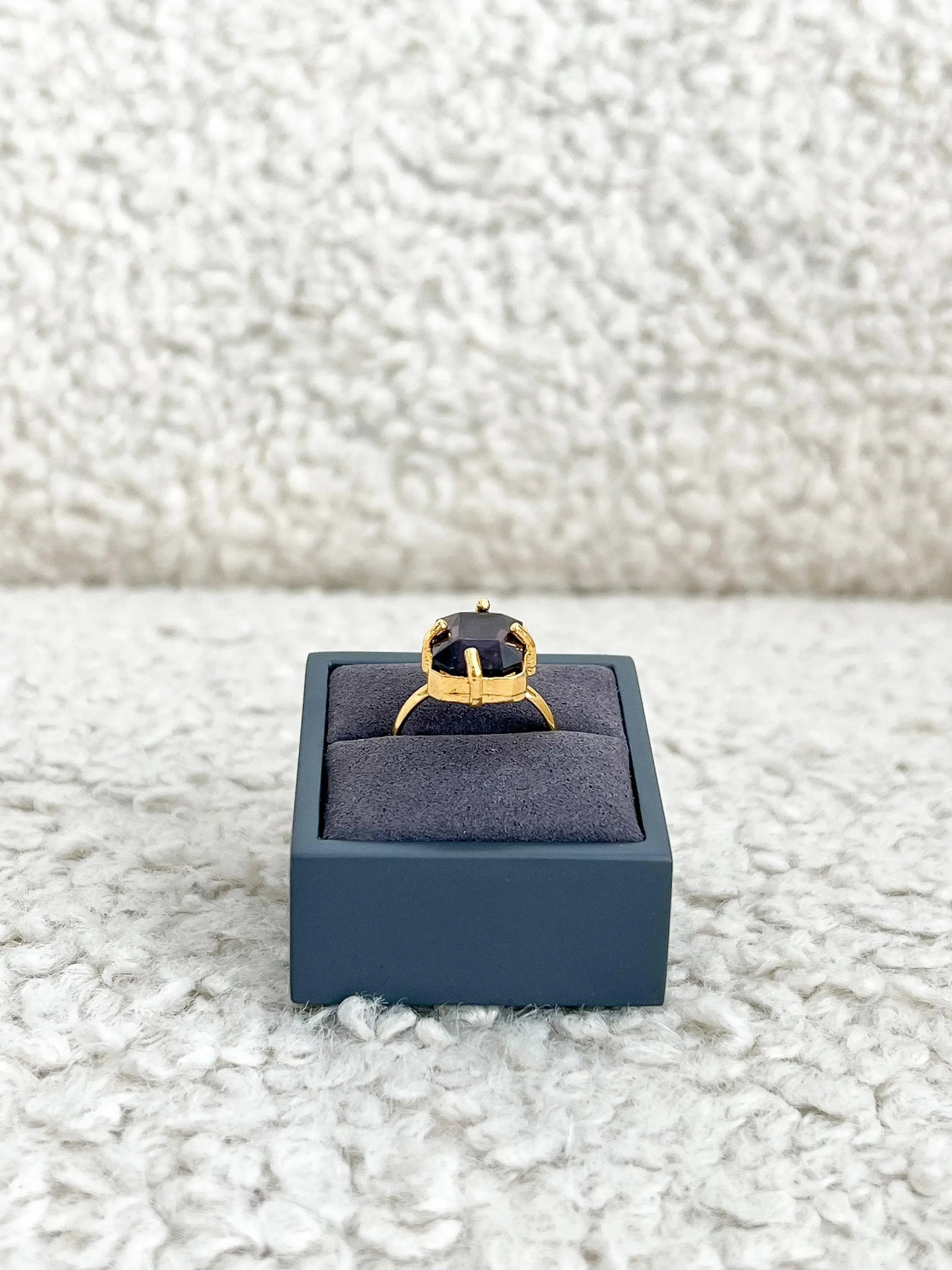 Bague - Améthyste plaqué or - Atelier Victor