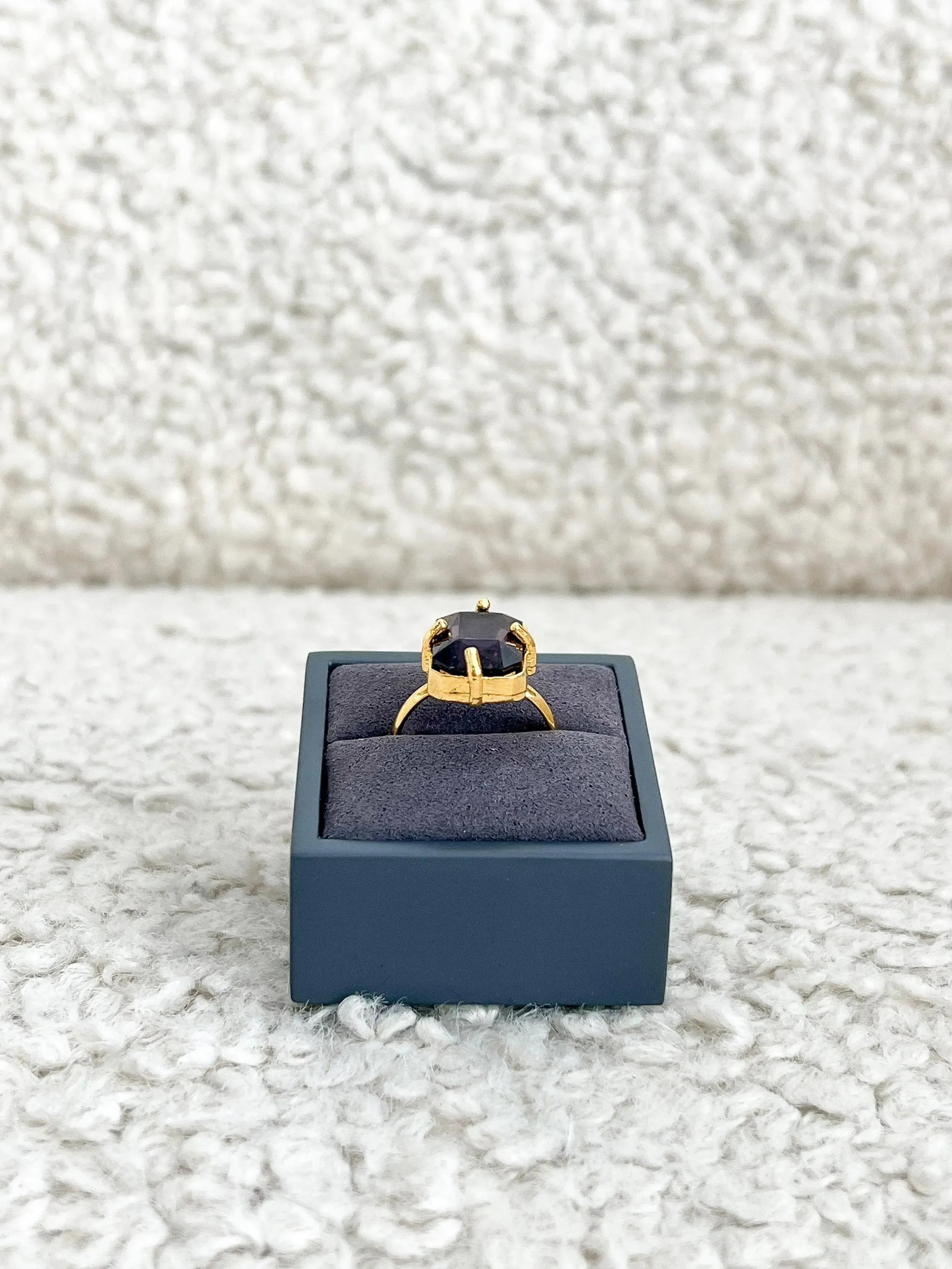 Bague - Améthyste plaqué or - Atelier Victor