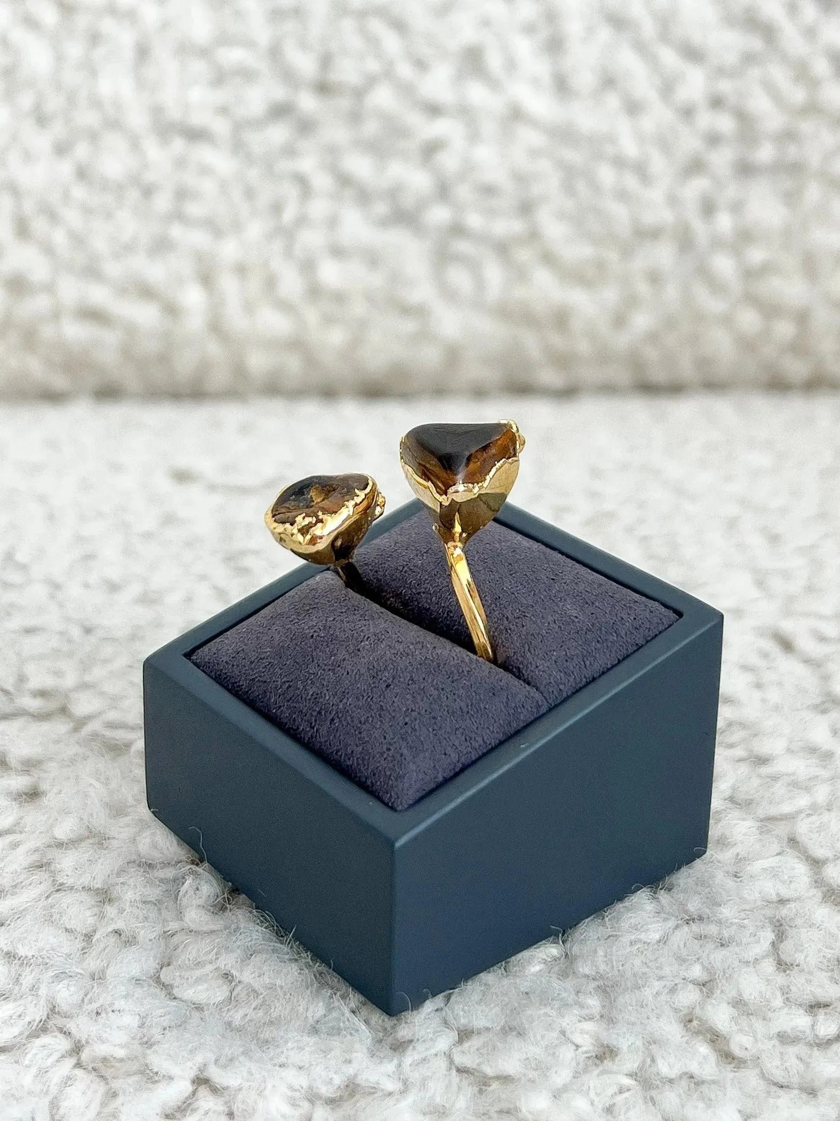 Bague Double - Oeil du Tigre - Atelier Victor - Vintage Shop