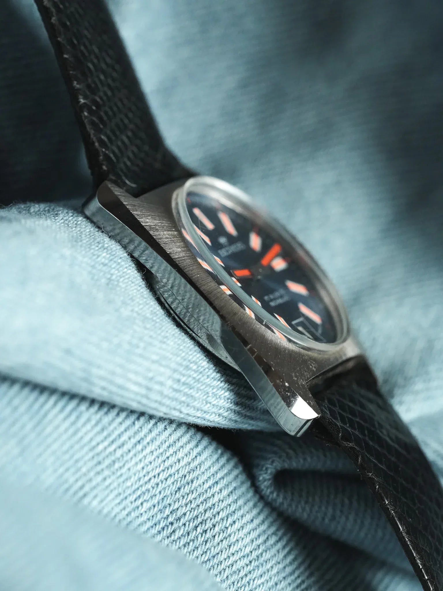 Berios - Tonneau Blue Orange - NOS - 1980s - Atelier Victor