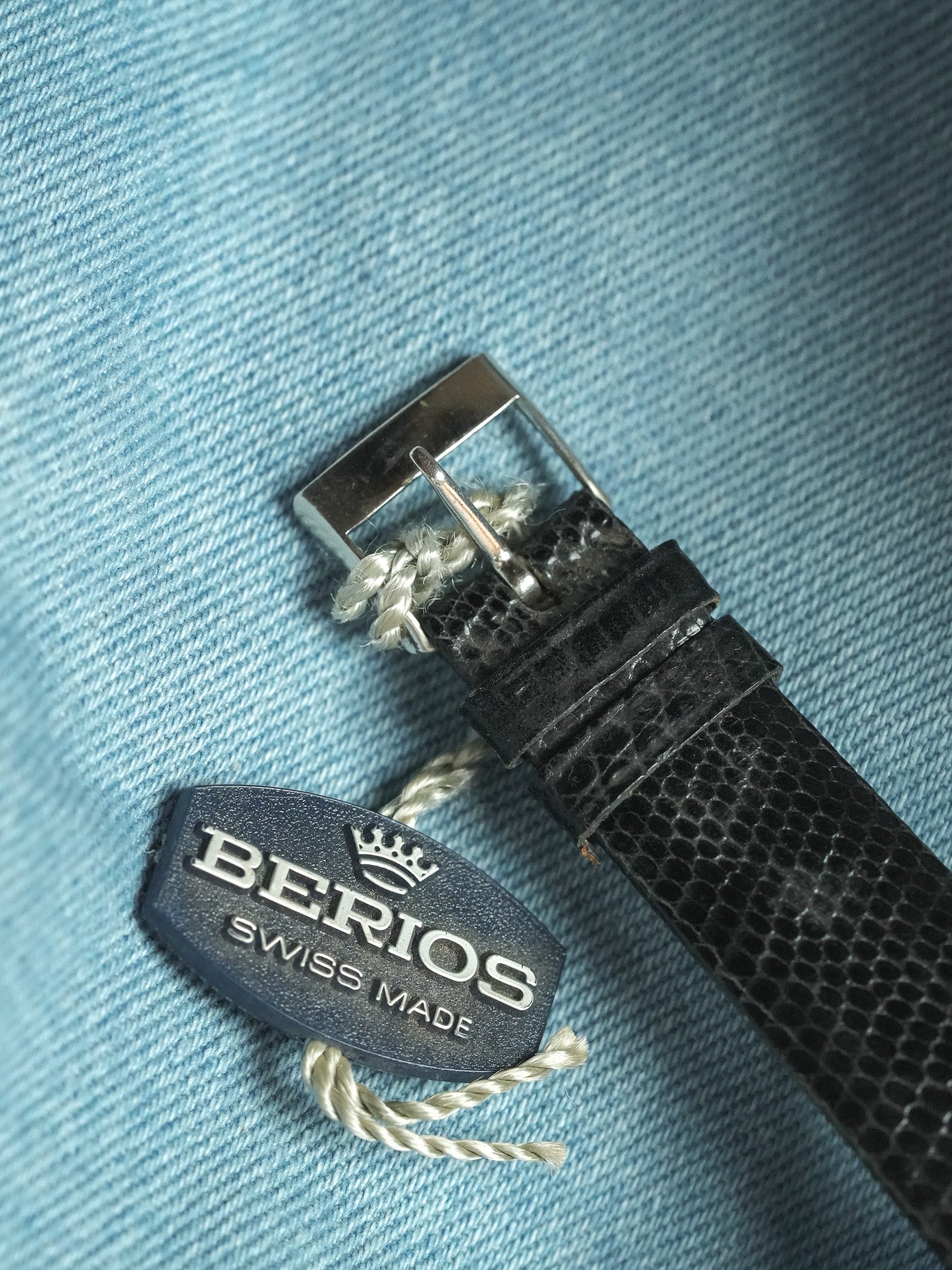 Berios - Tonneau Blue Orange - NOS - 1980s - Atelier Victor - Vintage Shop
