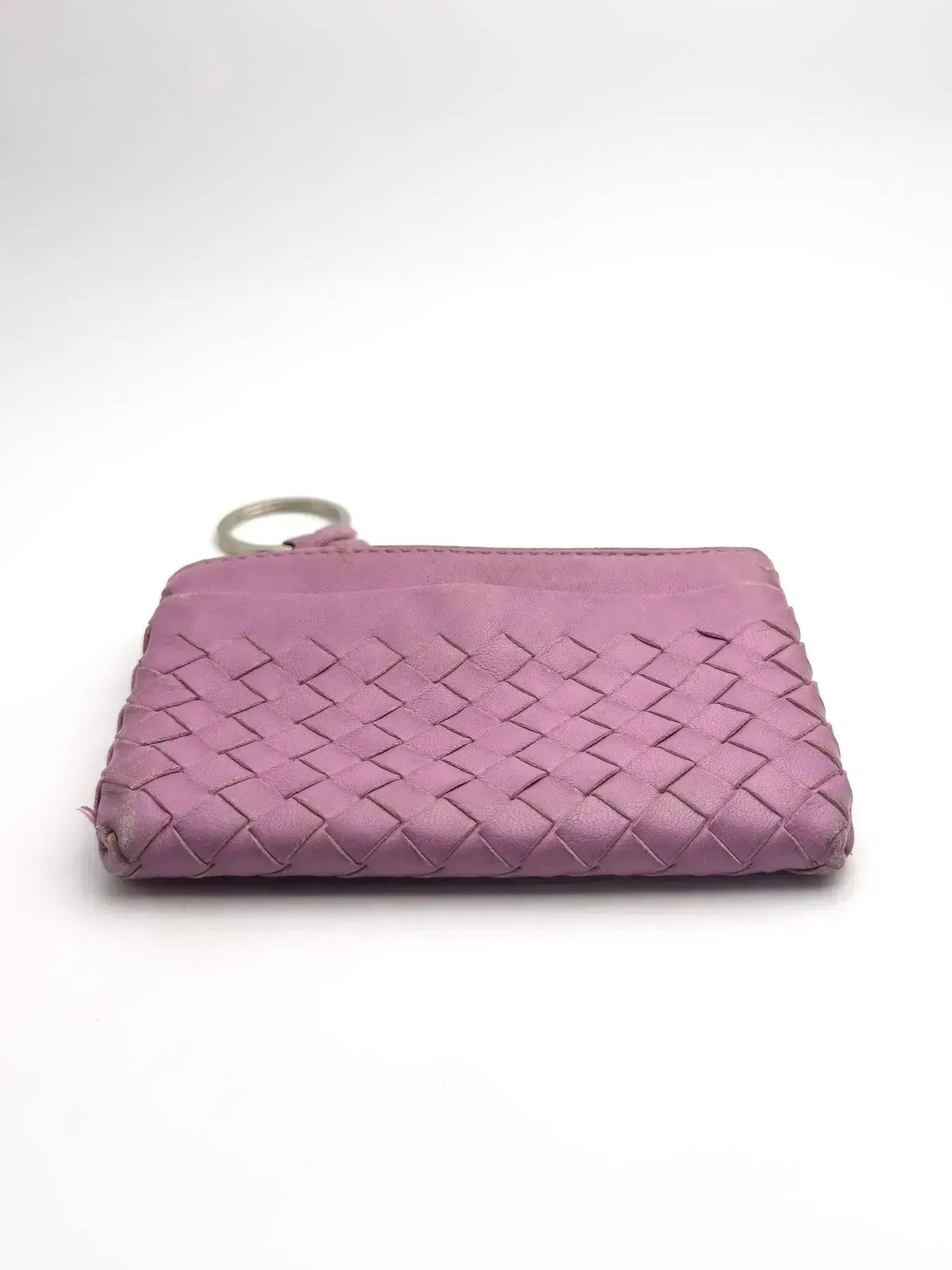 Bottega Veneta - porte-monnaie cuir rose - Atelier Victor