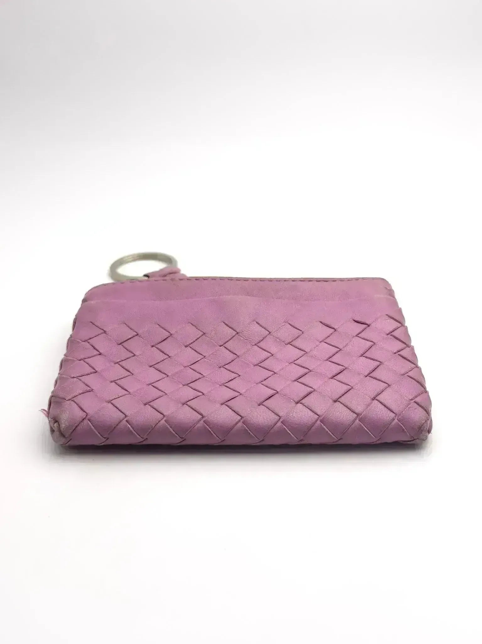 Bottega Veneta - porte-monnaie cuir rose - Atelier Victor