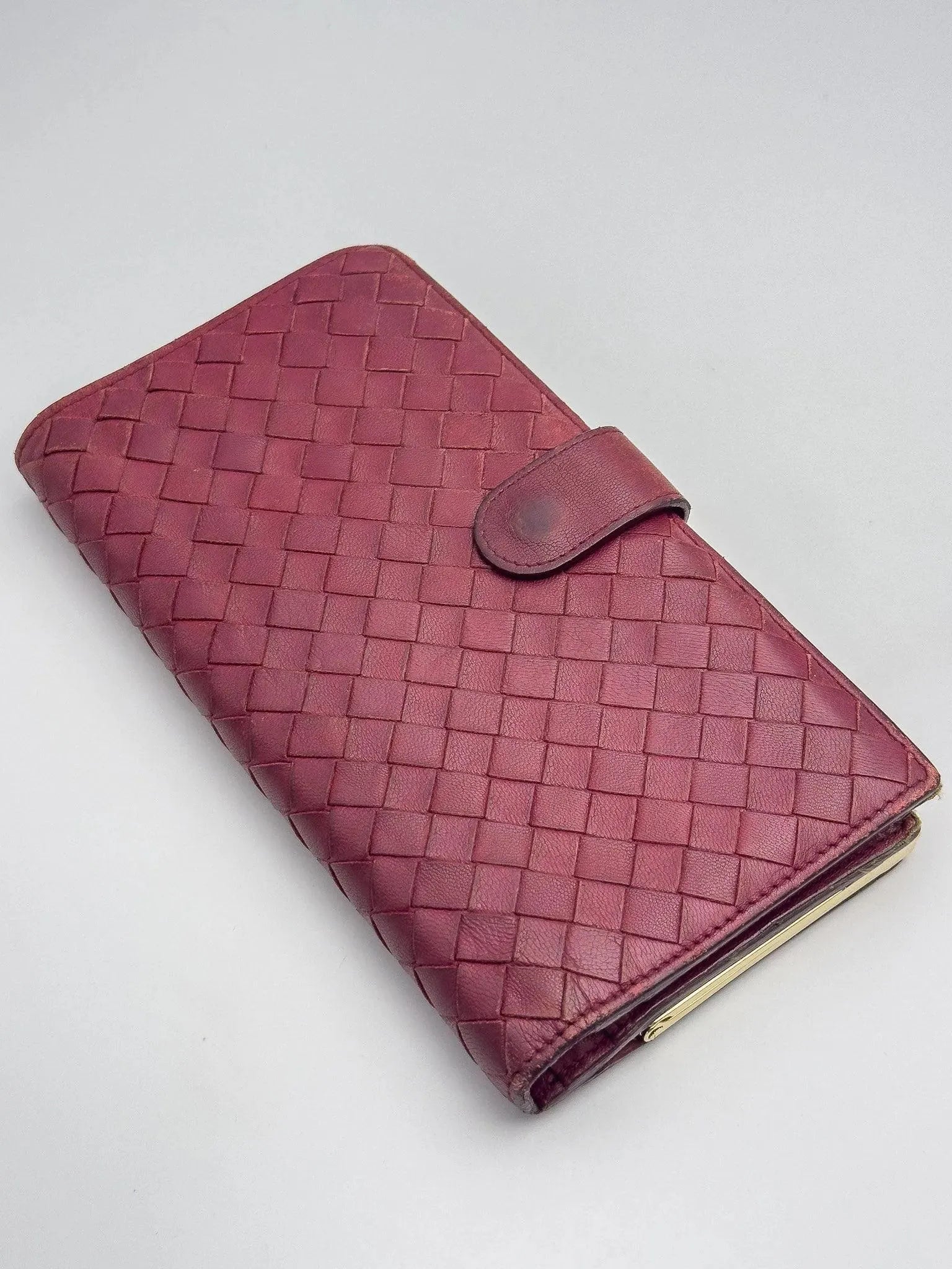 Bottega Veneta - Portefeuille Cuir Bordeaux - Atelier Victor Paris - Vintage Watch Shop Dubai