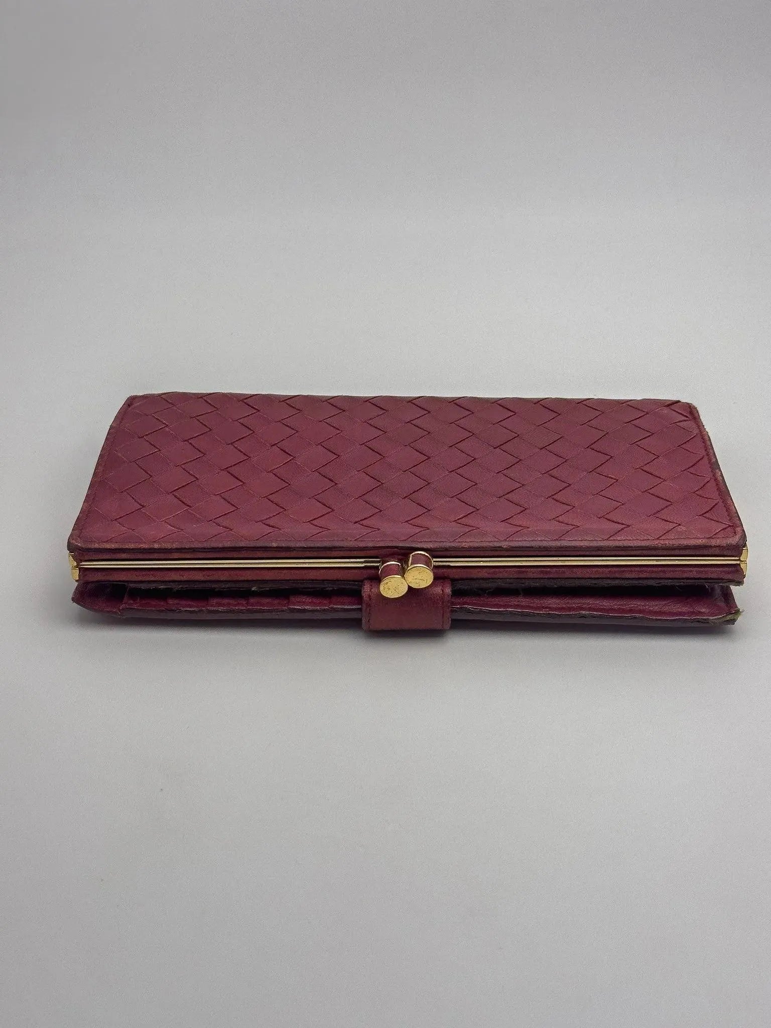 Bottega Veneta - Portefeuille Cuir Bordeaux - Atelier Victor Paris - Vintage Watch Shop Dubai