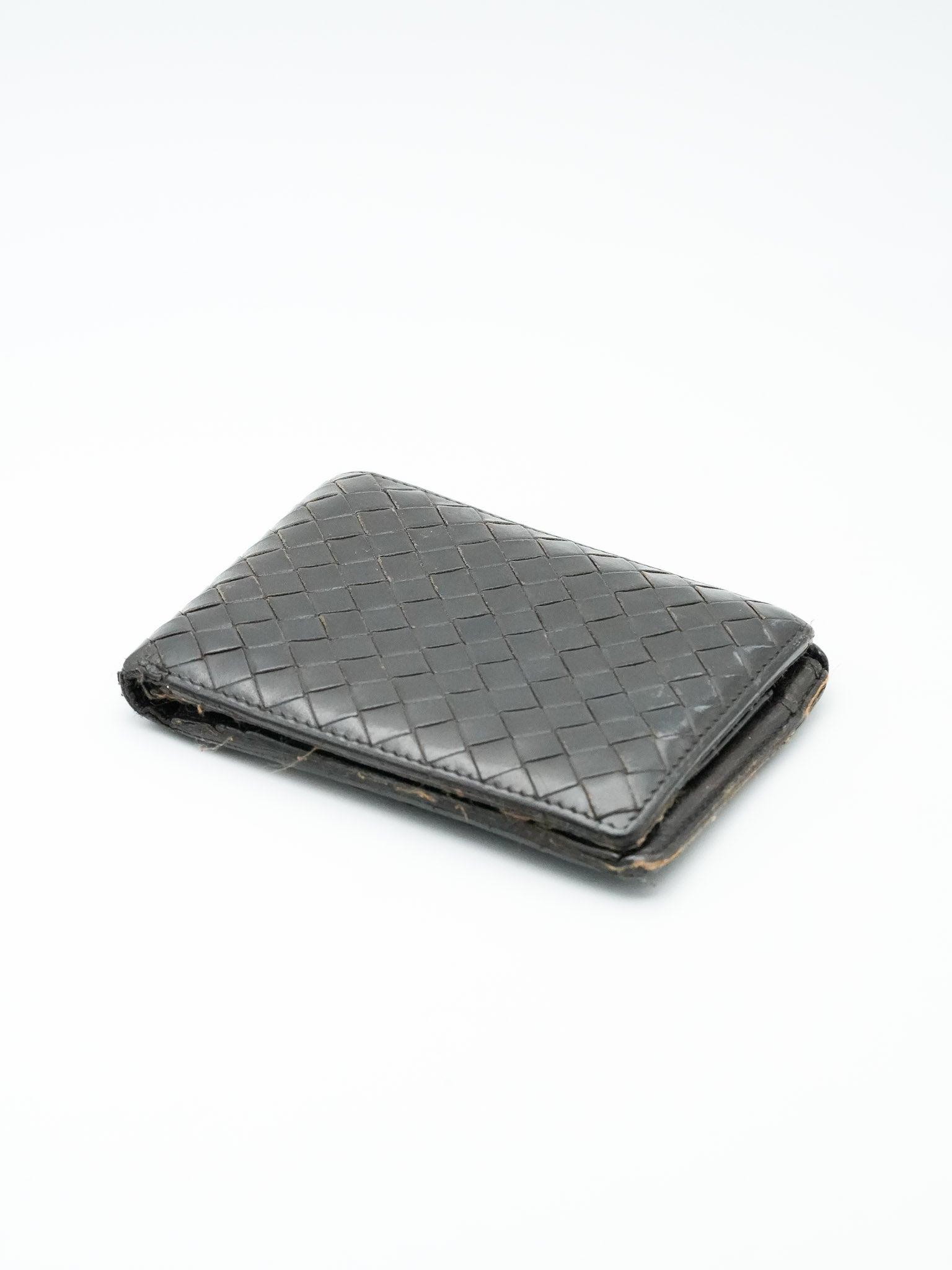 Bottega Veneta - Portefeuille marron patiné - Atelier Victor - Vintage Shop