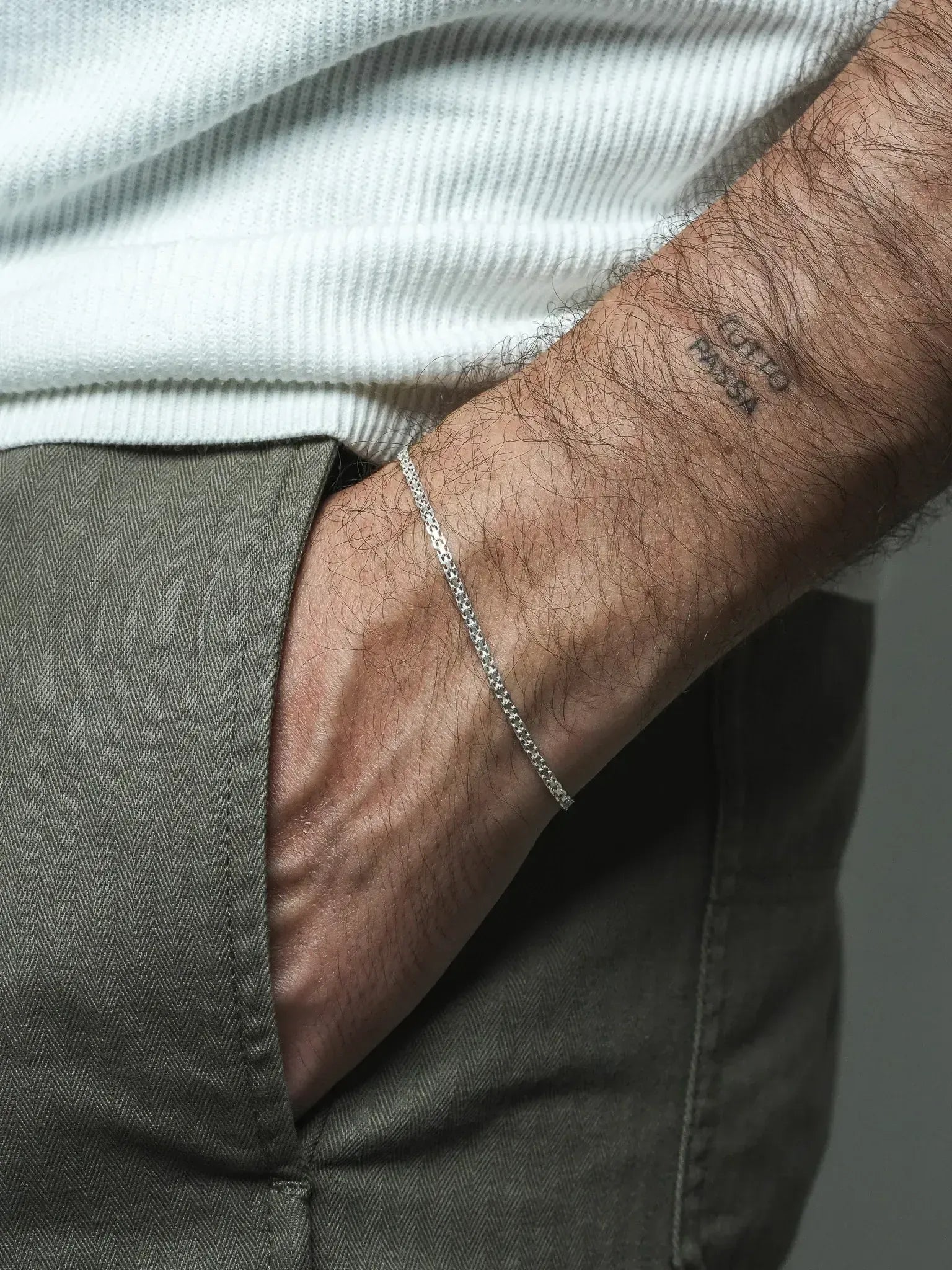 Браслет из серебра 925 - Бартелеми - Средняя модель