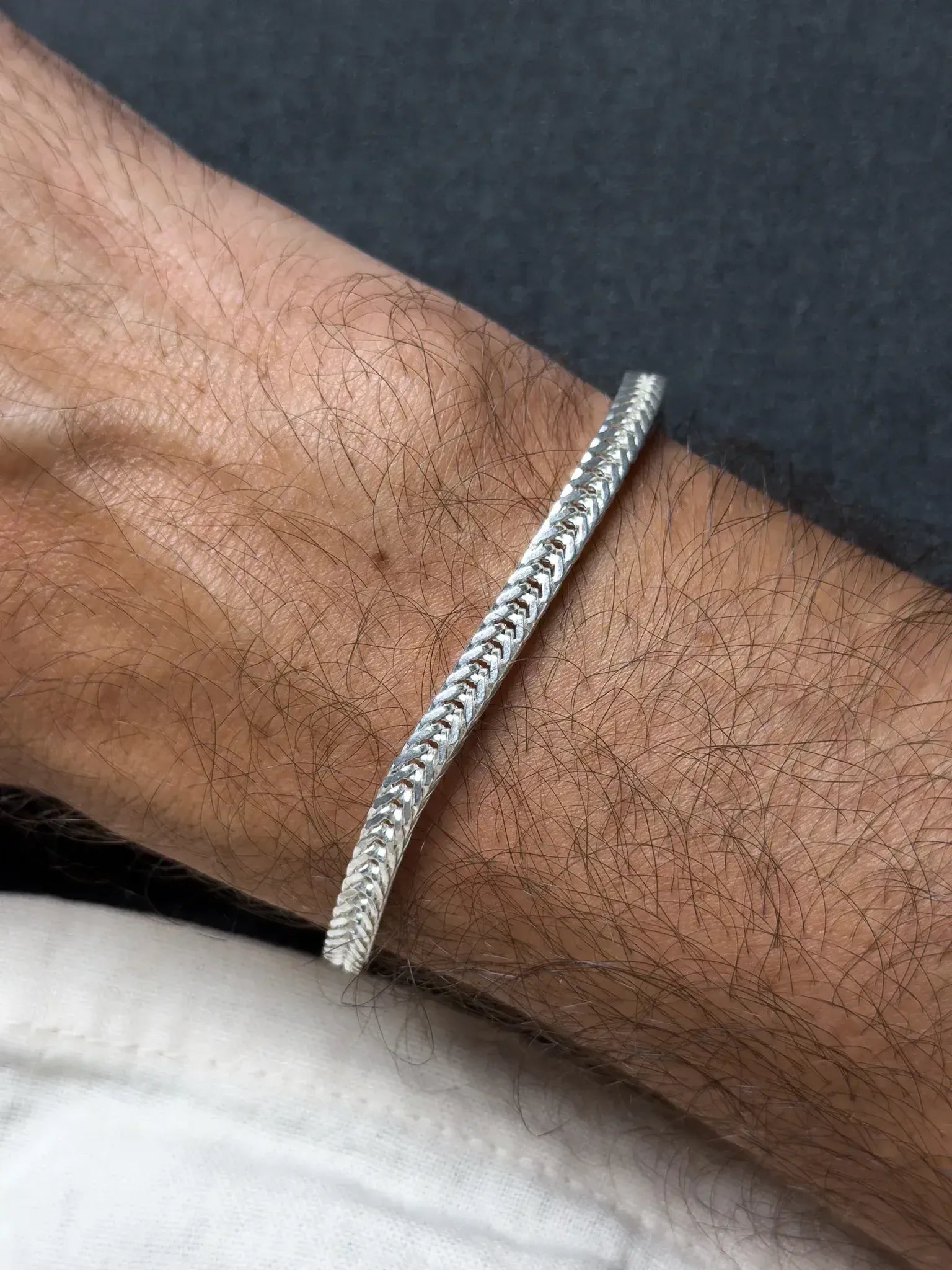 Bracelet argent 925 - Firmin - Grand modèle