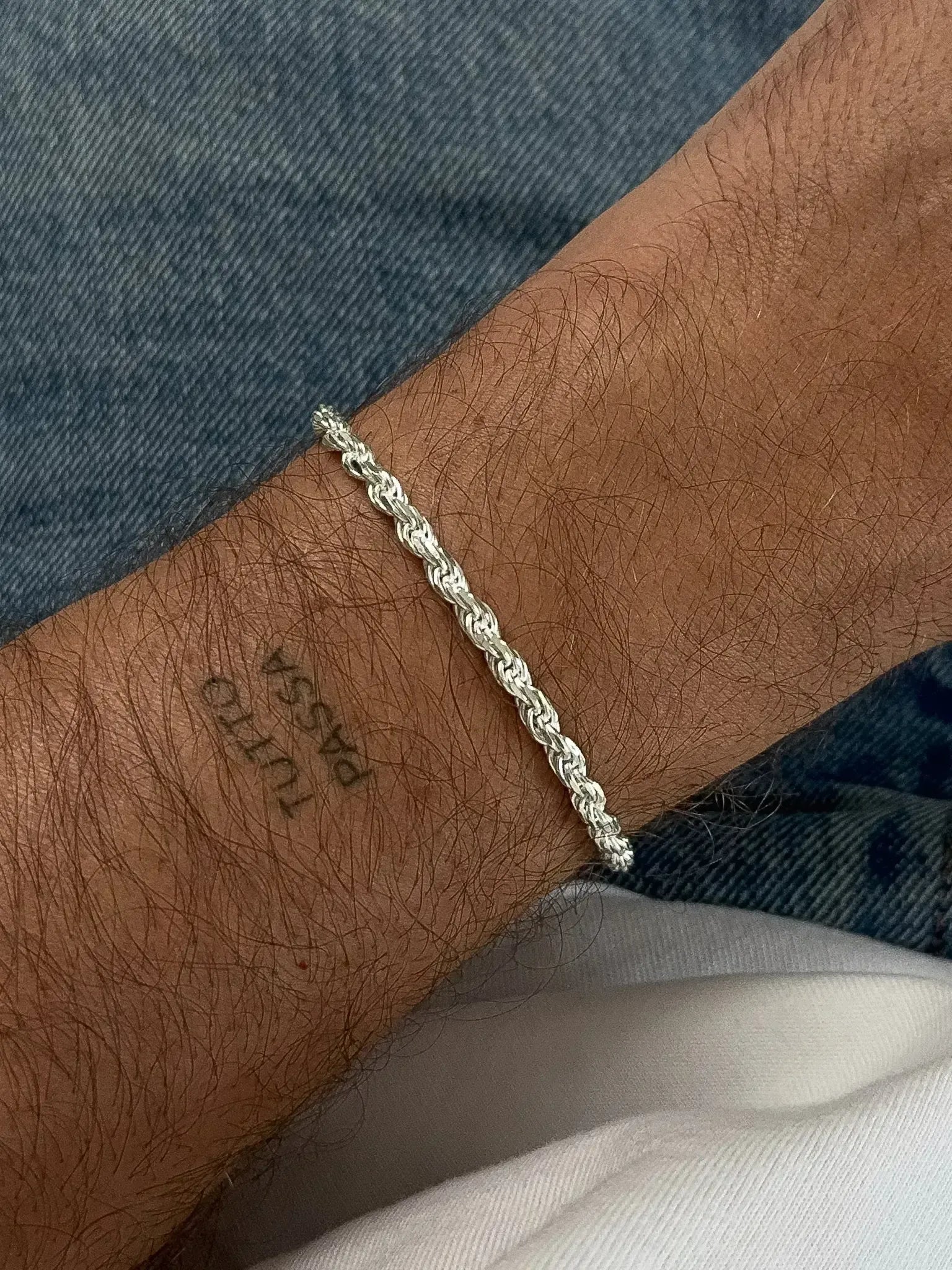 Bracelet en argent 925 - Léontine - Très Grand Modèle - Atelier Victor