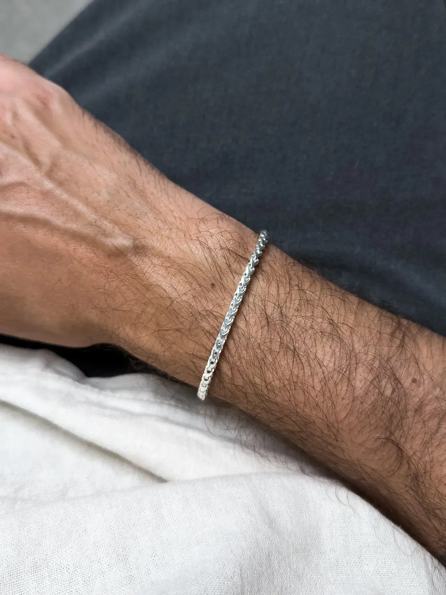 Bracelet argent 925 - Séraphin - Grand Modèle - Atelier Victor