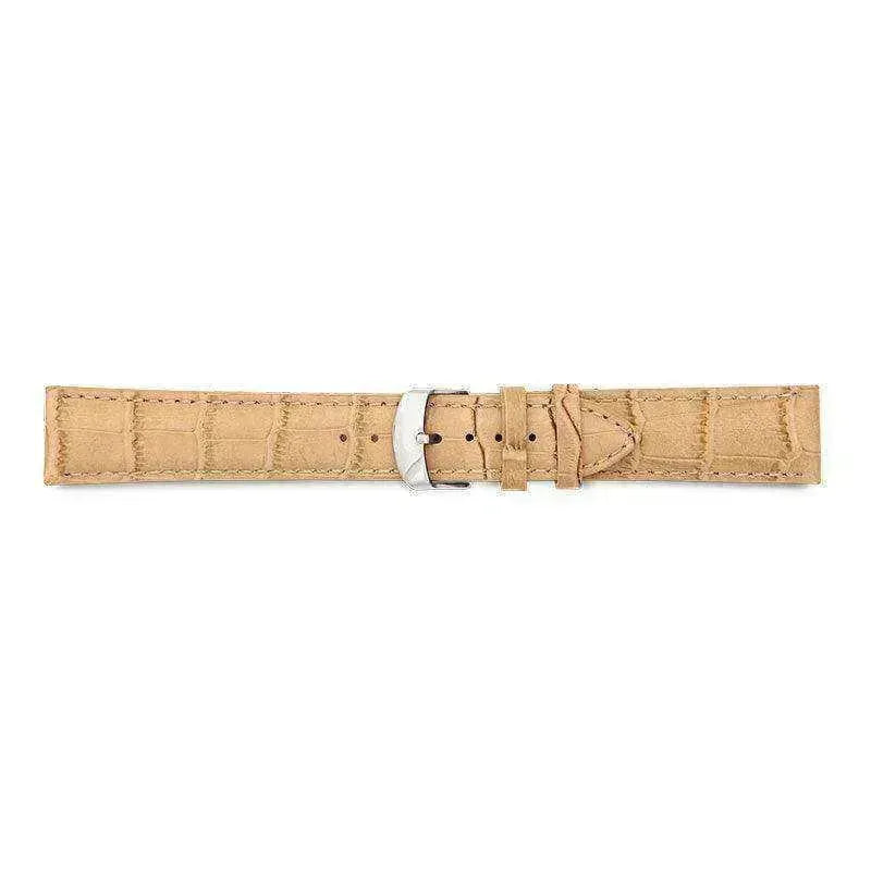Bracelet de montre Beige - Cuir effet crocodile - Atelier Victor