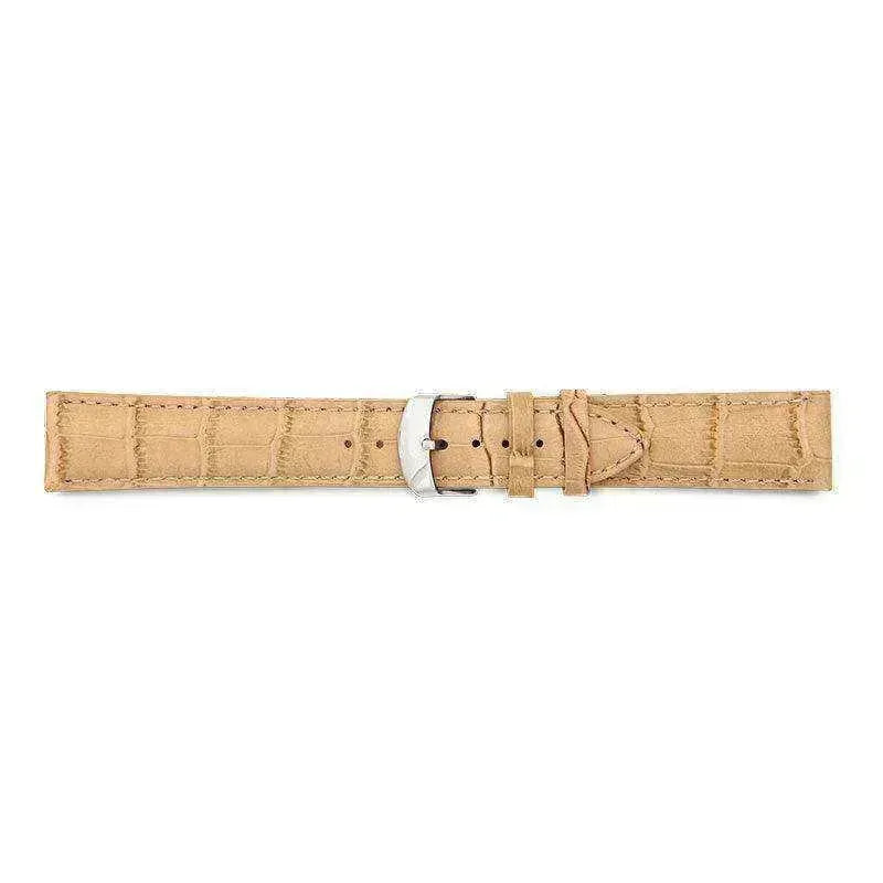 Bracelet de montre Beige - Cuir effet crocodile - Atelier Victor
